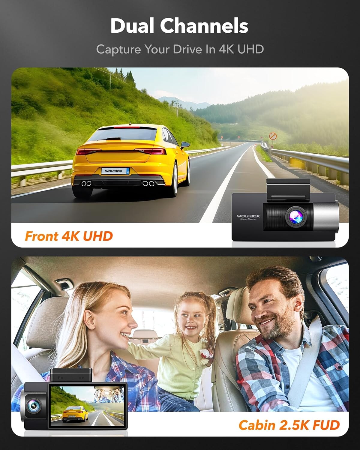 WOLFBOX POGO1801 Dash-Cams - View #2