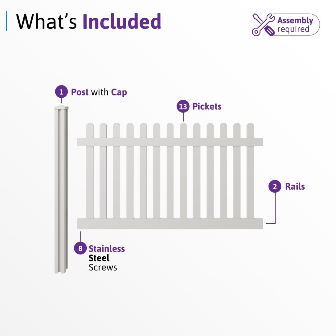 WamBam Fence VF13003 Vinyl-Fence-Panels - View #5