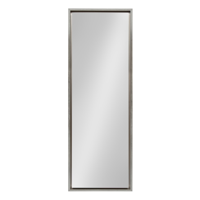 Kate and Laurel Evans 16-in W x 48-in H Silver Framed Full Length Wall ...