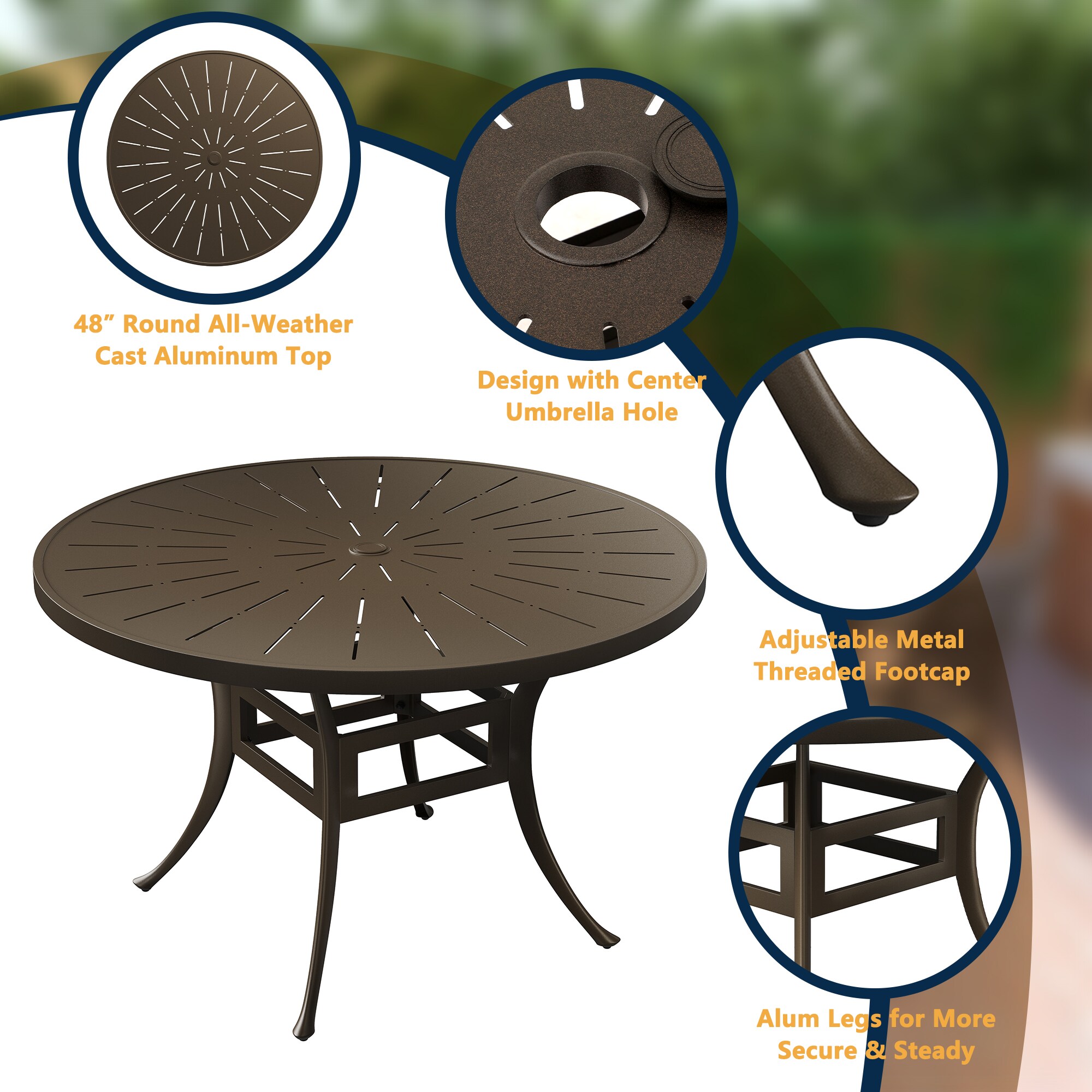 Clihome CL-ODTCJ0CR Patio-Dining-Sets - View #13