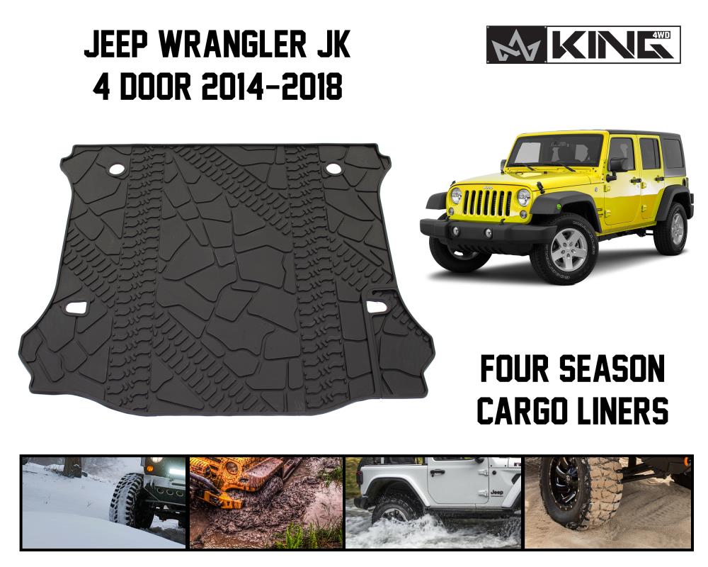 King 4WD King 4WD Premium Four-Season Cargo Liner Jeep Wrangler Unlimited JK  4 Door 2012-2018 in the Interior Car Accessories department at 