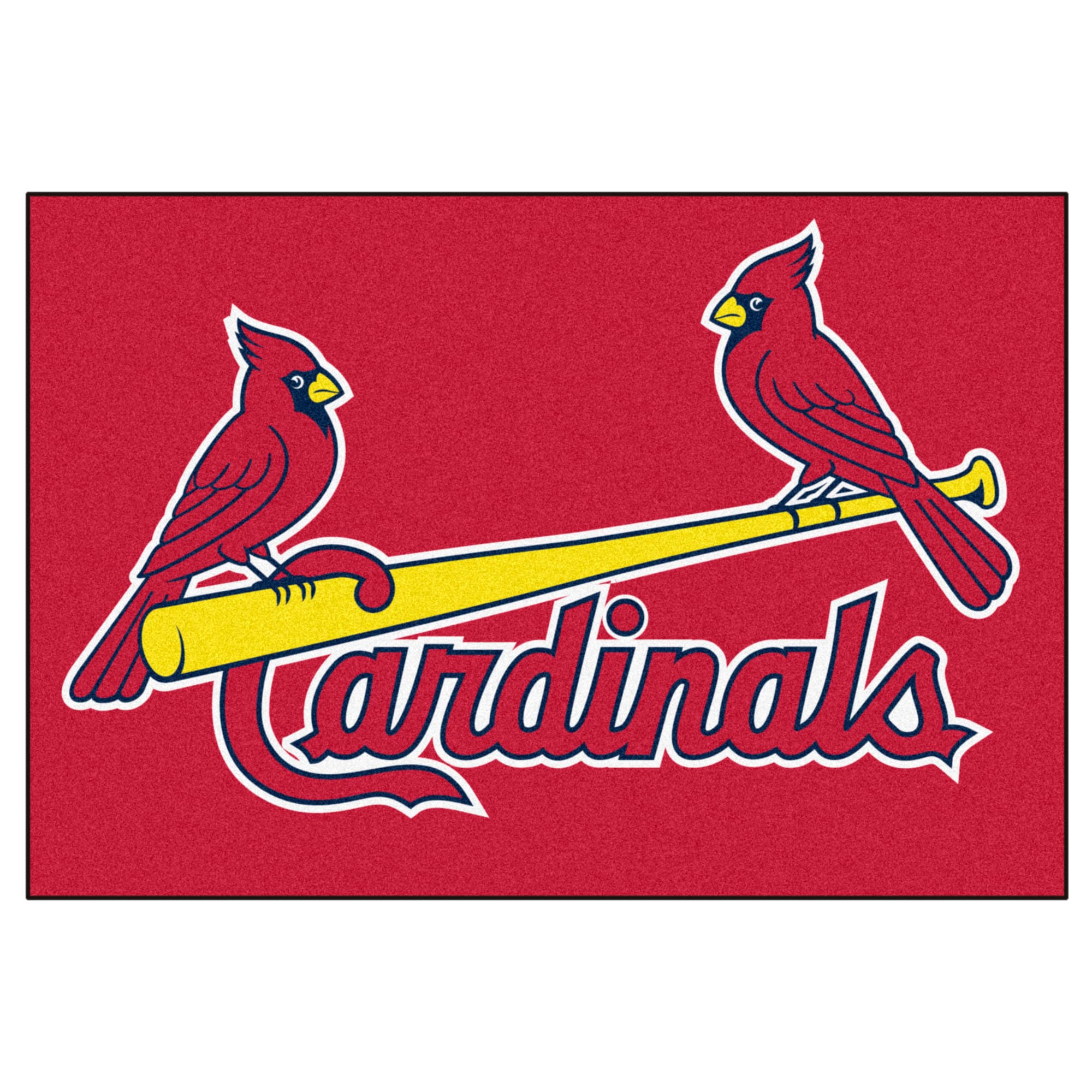 St. Louis Cardinals Team Logo Coir Doormat
