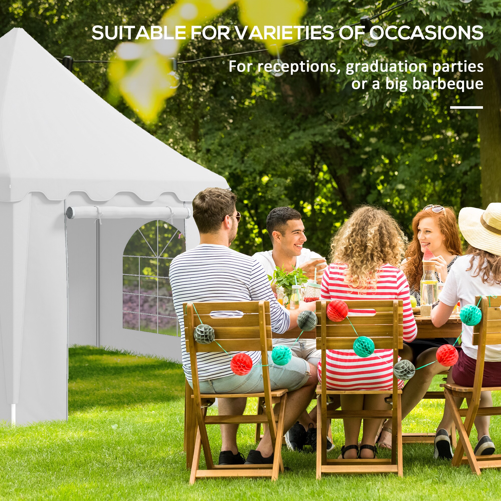 Outsunny 84C-444V00WT Wood-Resin-Gazebos - View #9