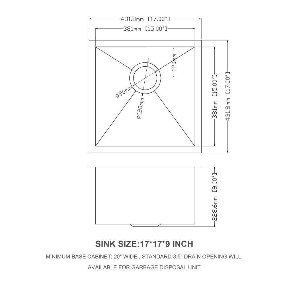 CASAINC SLH-LMU17179A1 Kitchen-Sinks - View #6