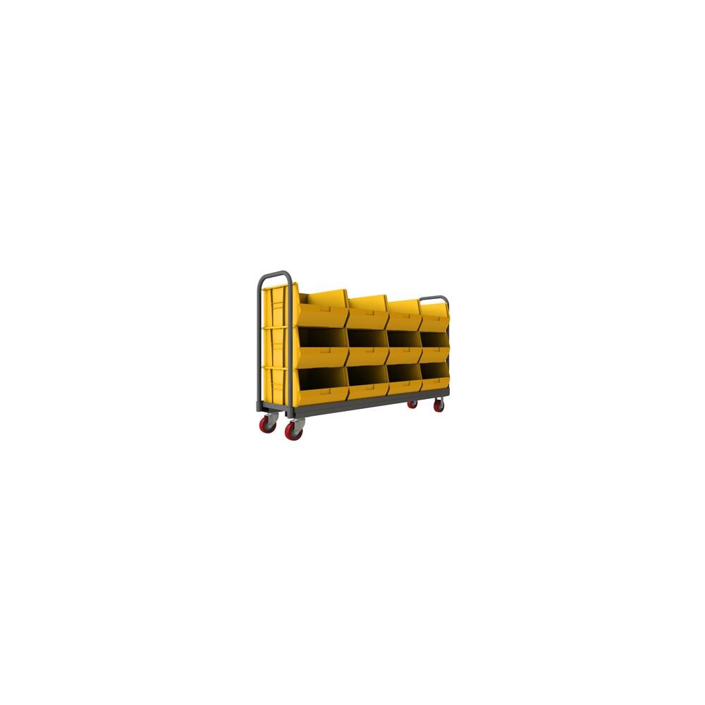 Durham Manufacturing DMFG2500 Durham TBR-187847-12B-5PU-95 47 in. Tub Rack, Gray- 1800 lbs
