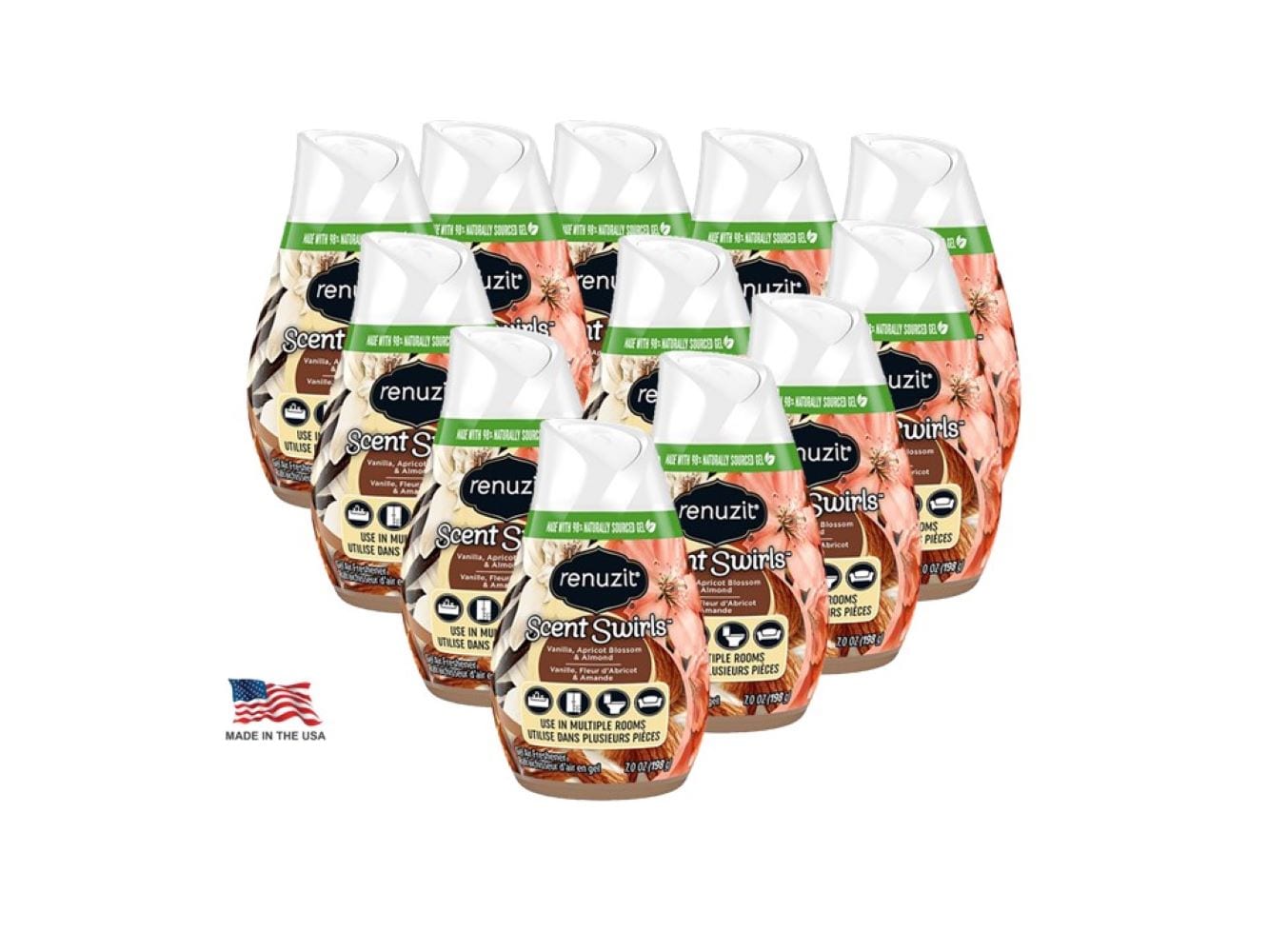 Renuzit 7 -oz Vanilla and Apricot Blossom Air Freshener 12 -Pack