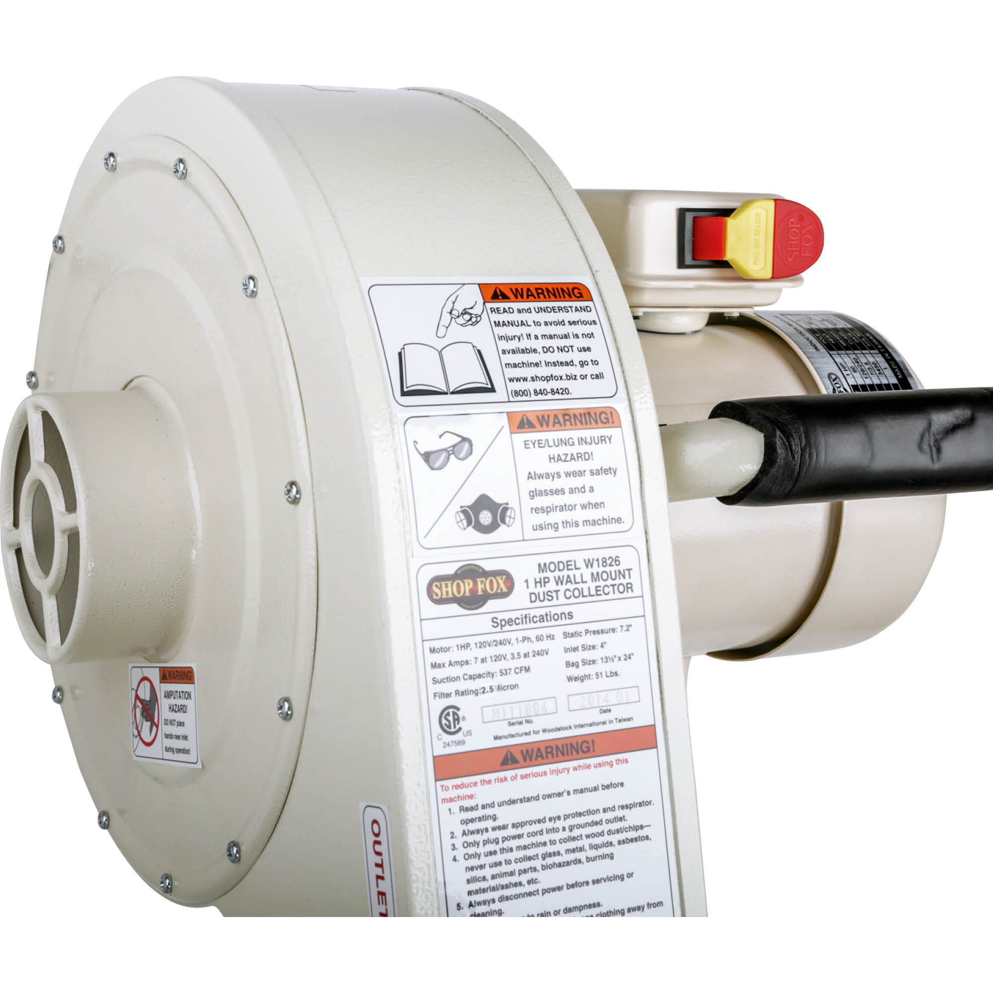 Shop Fox W1826 c100140 - View #2