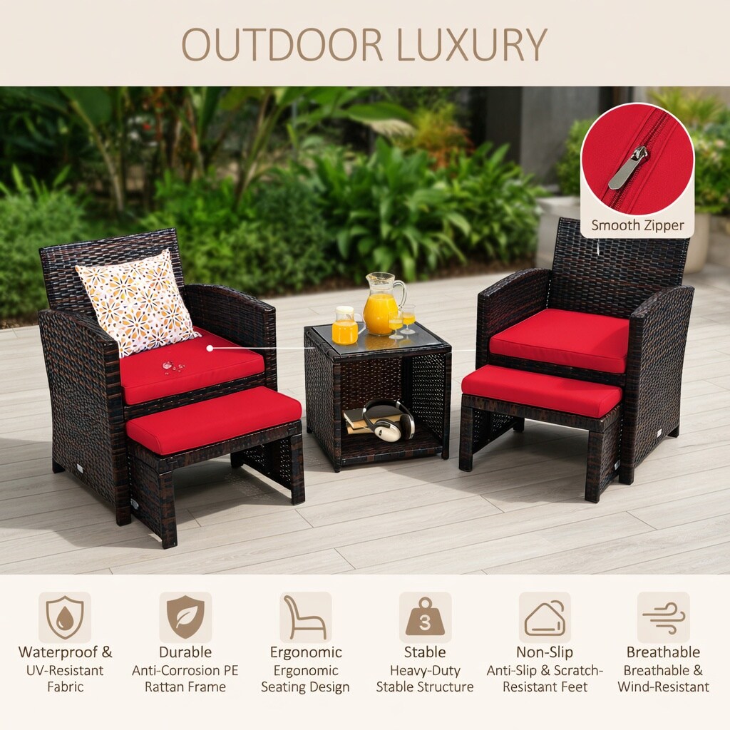Choco Moon WYC-WQ47063-LS Patio-Conversation-Sets - View #4