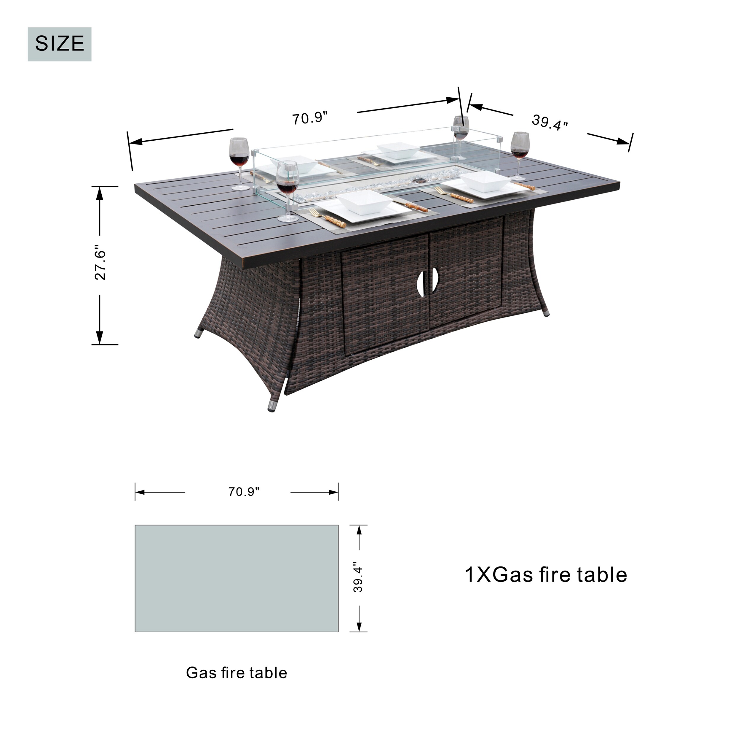 Moda Furnishings 1106RA-T-B Patio-Tables - View #9