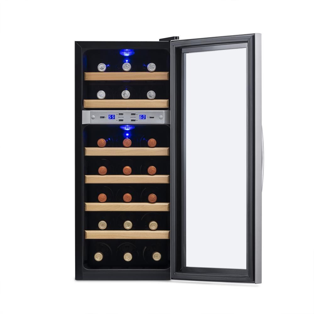 newair 21 bottle dual zone wine cooler