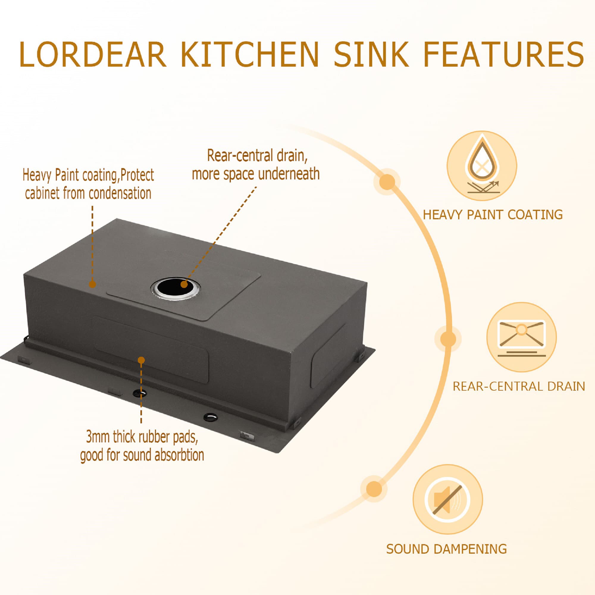 Lordear LD-LTS2822A1 Kitchen-Sinks - View #4