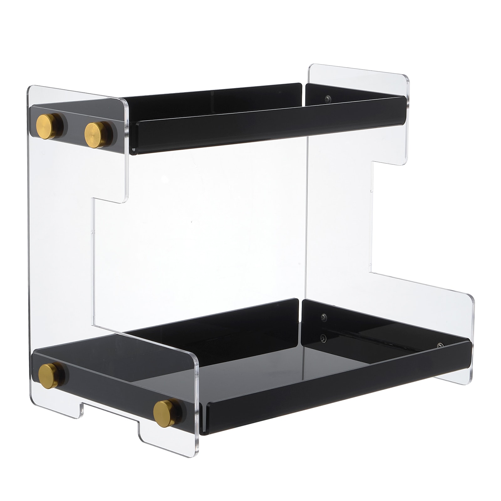 BWE A-9CF-001-TMB Gloss Black Acrylic Vanity tray