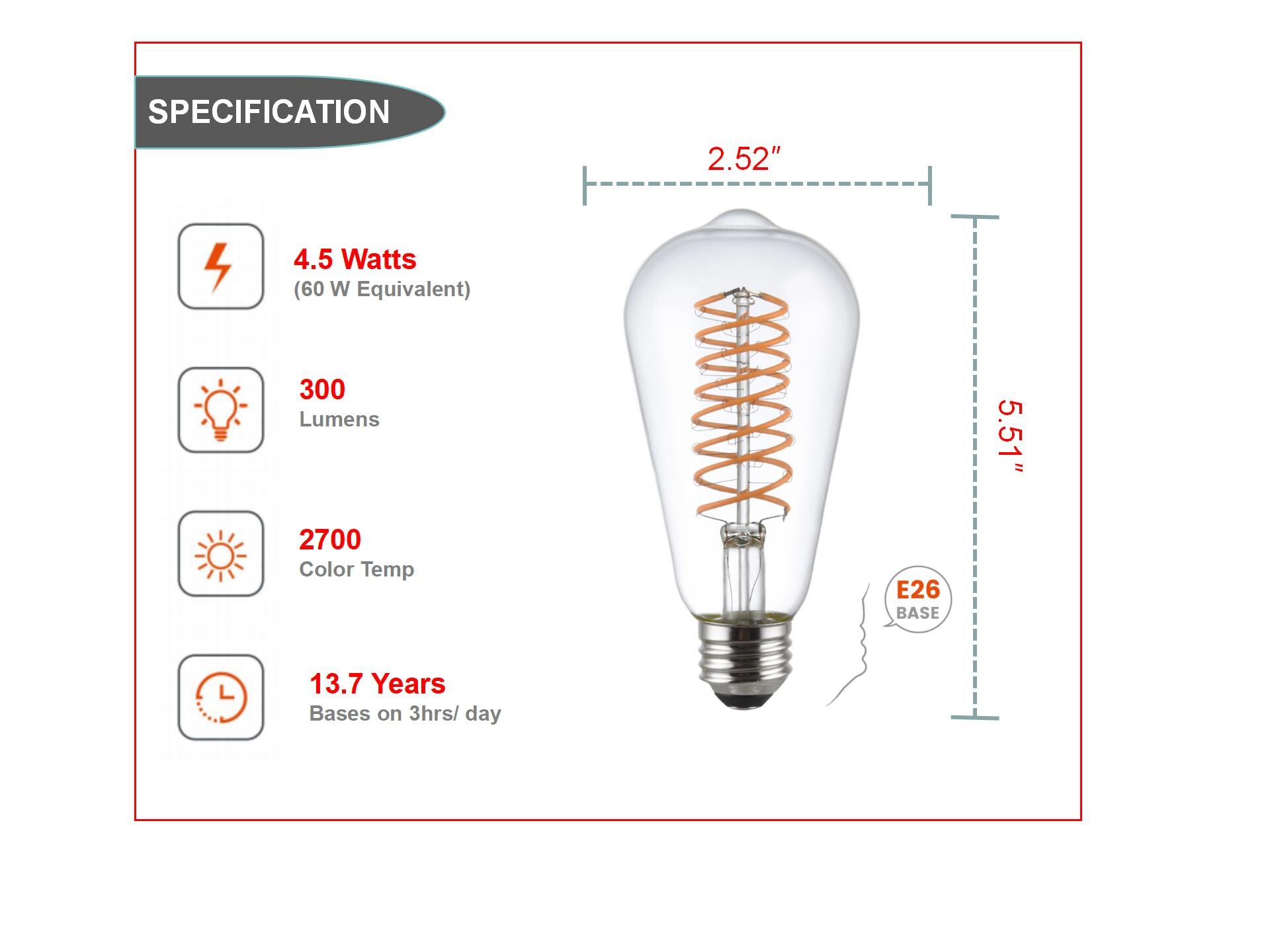 Utilitech 3ST19DG4.5WR2CL27K3P Led-Lights - View #4