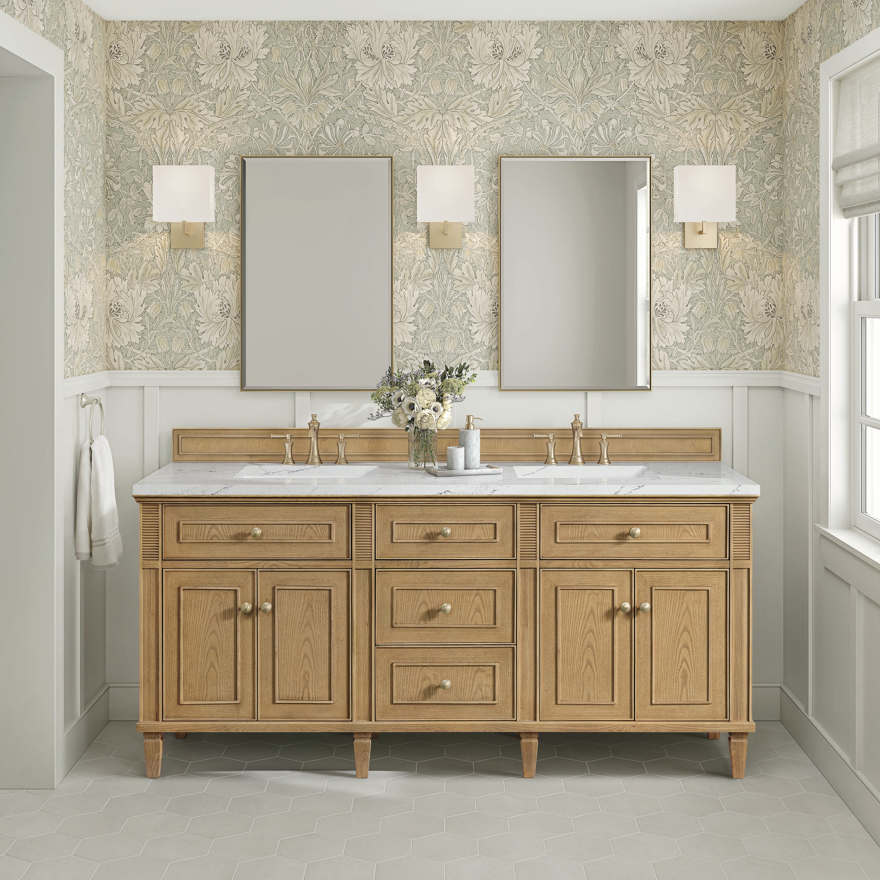 James Martin Vanities 424-V72-LNO-3ENC Bath-Vanity-Combo - View #2