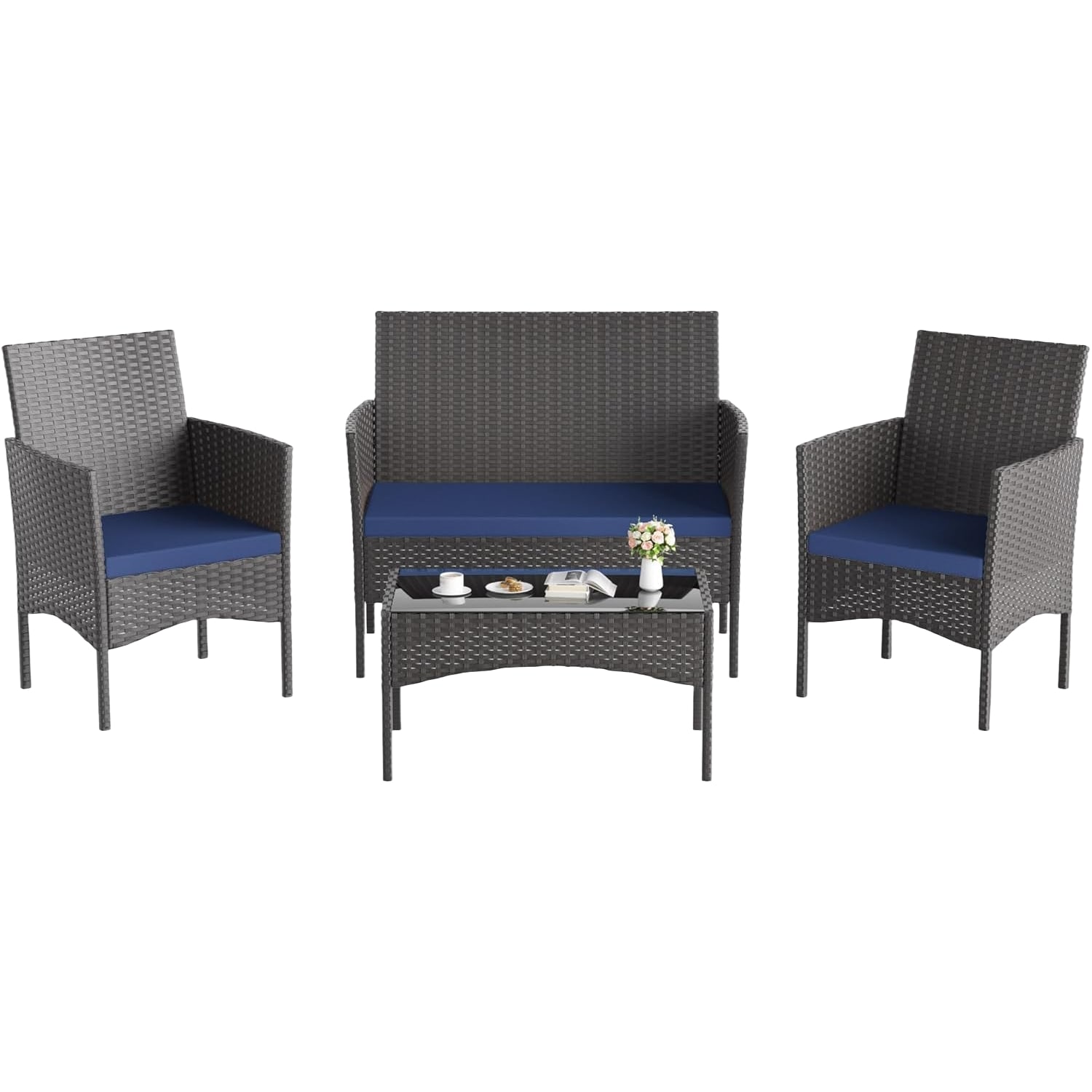 ALAULM LS-630-SJT-NAVY Patio-Conversation-Sets - View #2