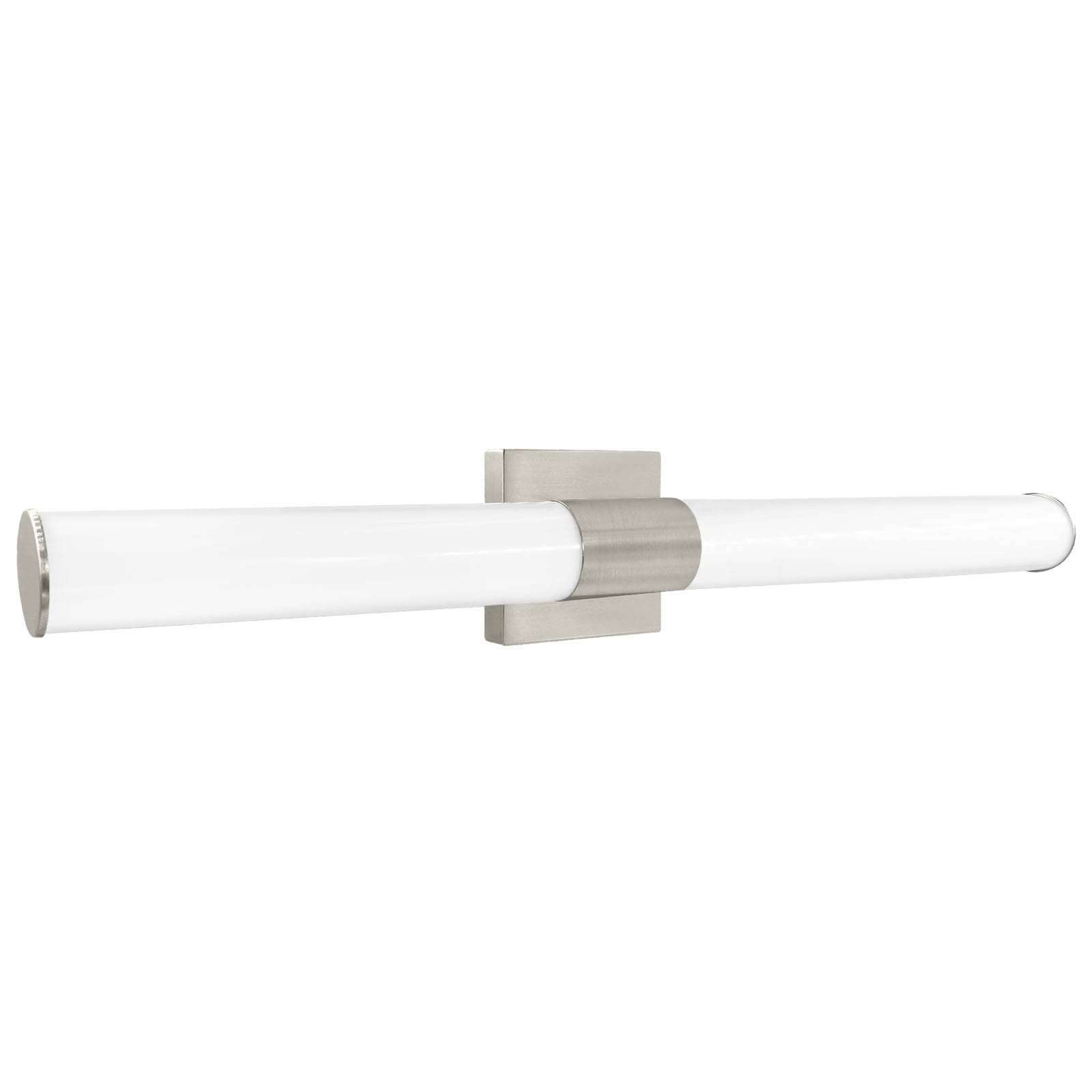Luxrite - Modern LED Vanity Light Bar 35.98-in 1 Light Brushed Nickel Integrated LED Modern/conte...