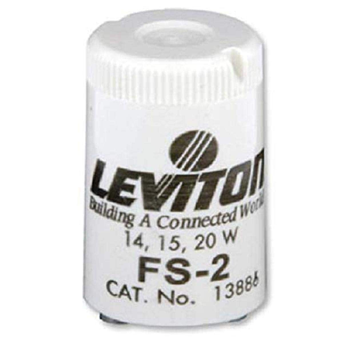 Leviton  FS2 Fluorescent Starter for 1520 Watts OffWhite Model 13886