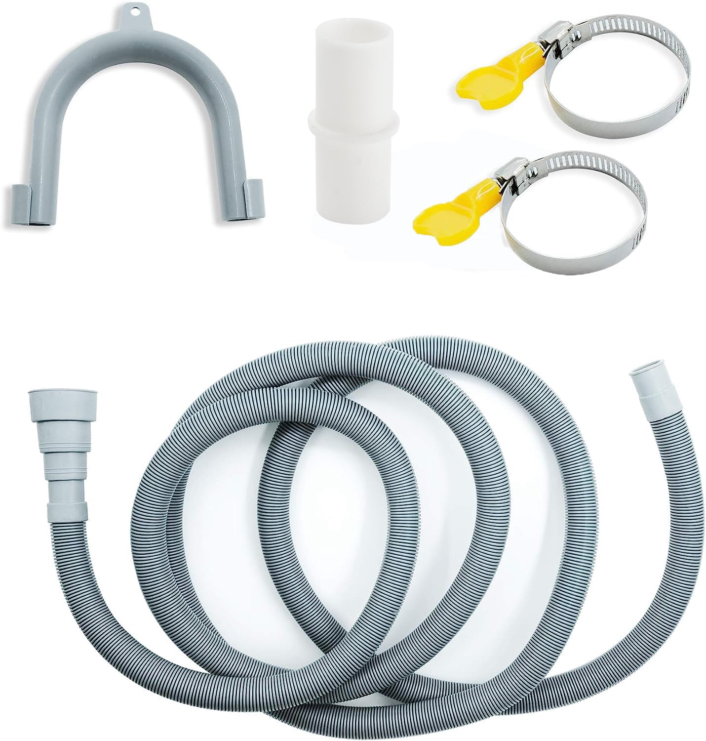 KHKFY 3 quarter Washing Machine Drain Hose Extension 10 ft Universal ...
