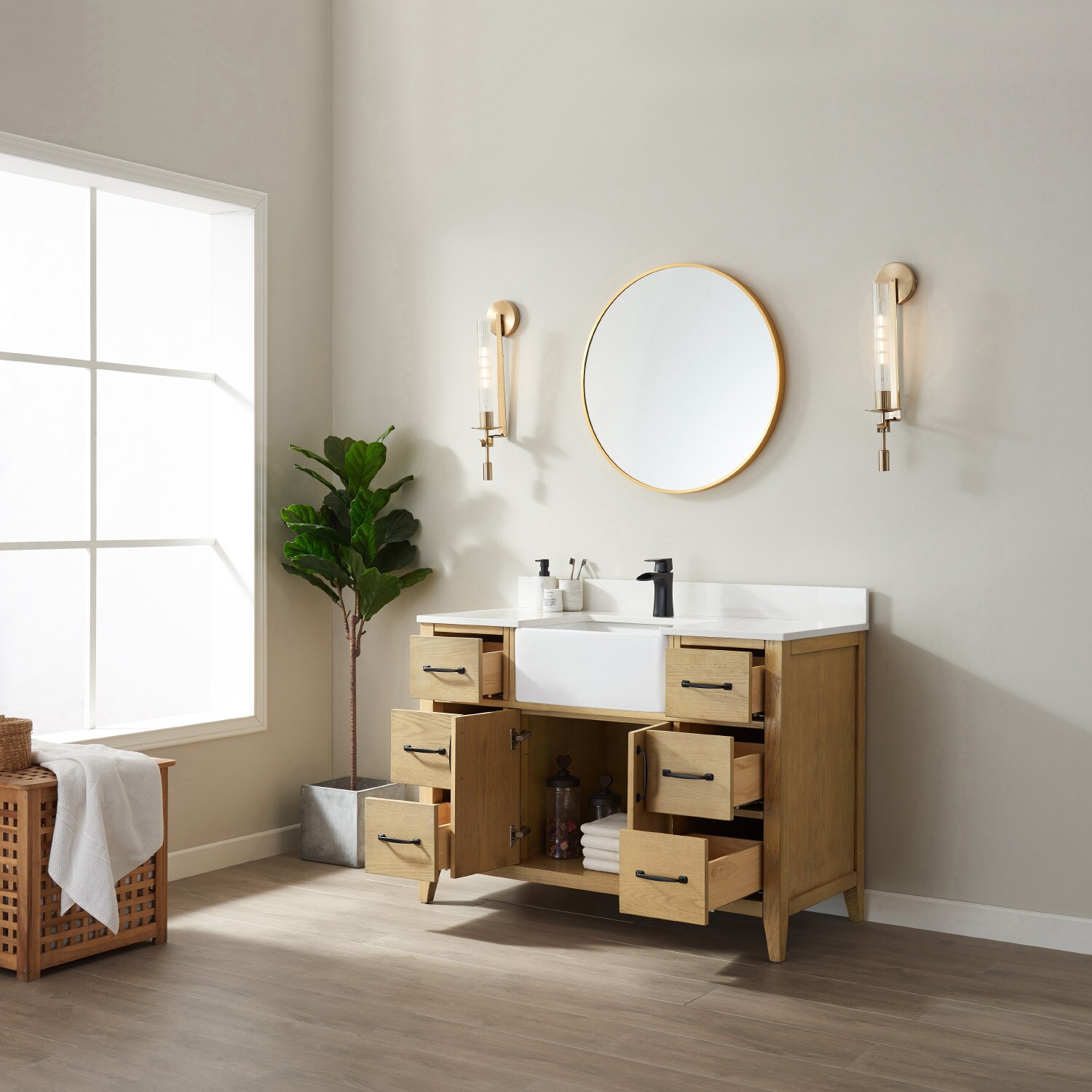 Vinnova 797048-WA-WH Bath-Vanity-Combo - View #3