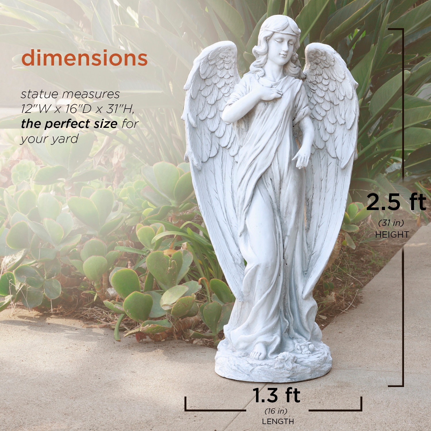 Alpine Corporation QFC104 Garden-Statue - View #3