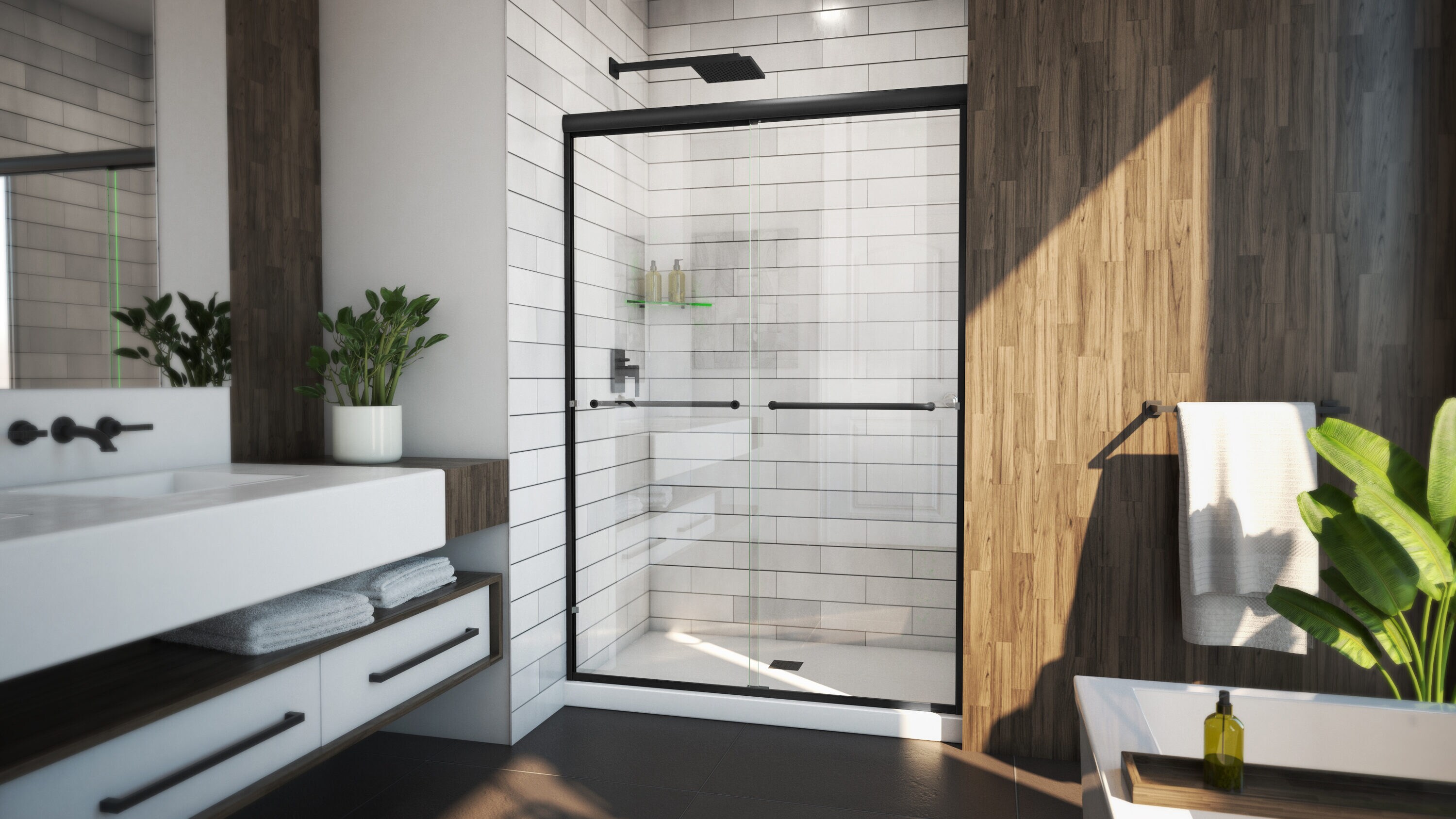 Arizona Shower Door LSER5670MBCLT Shower-Doors - View #6