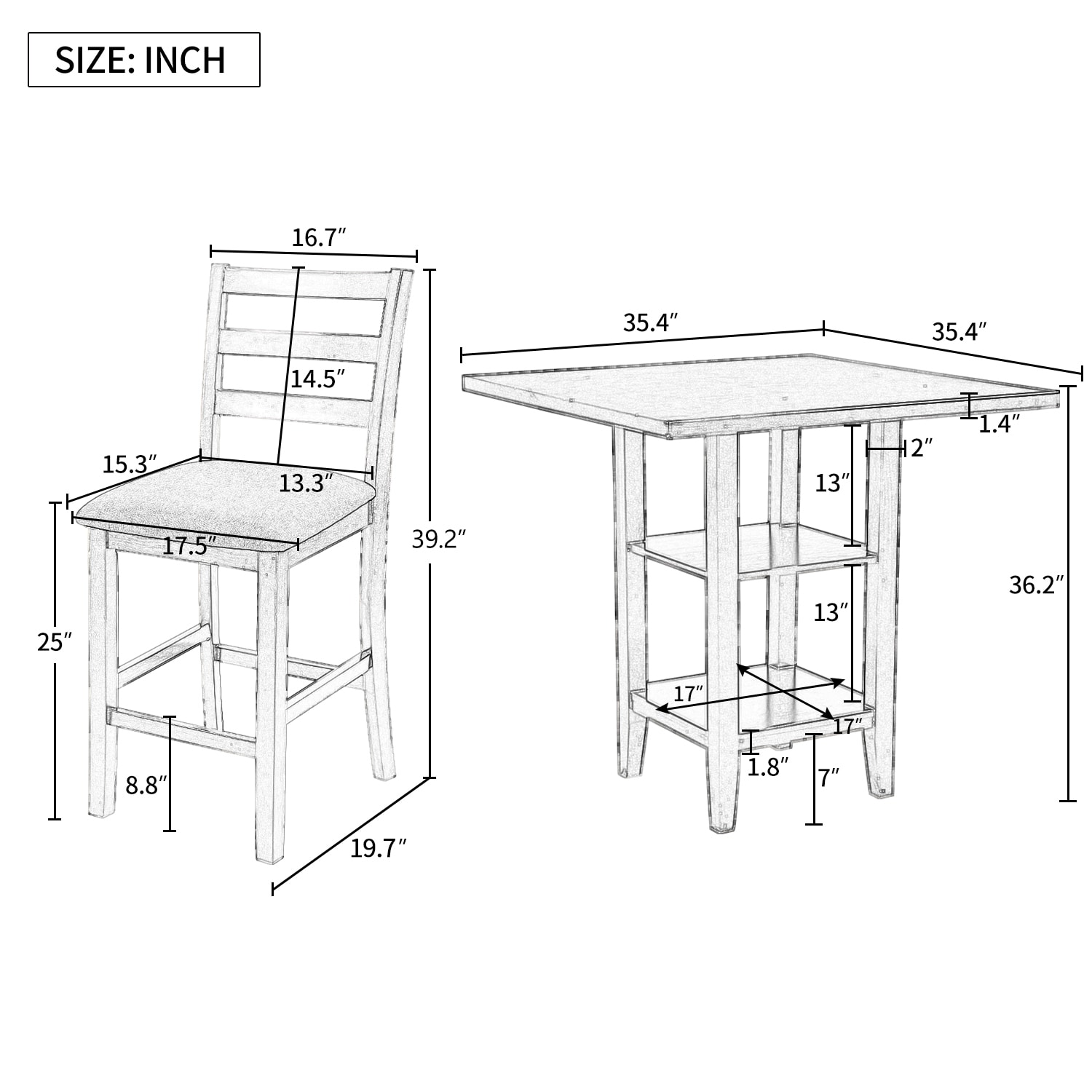 Qualler TRAPR0105E Dining-Sets - View #9