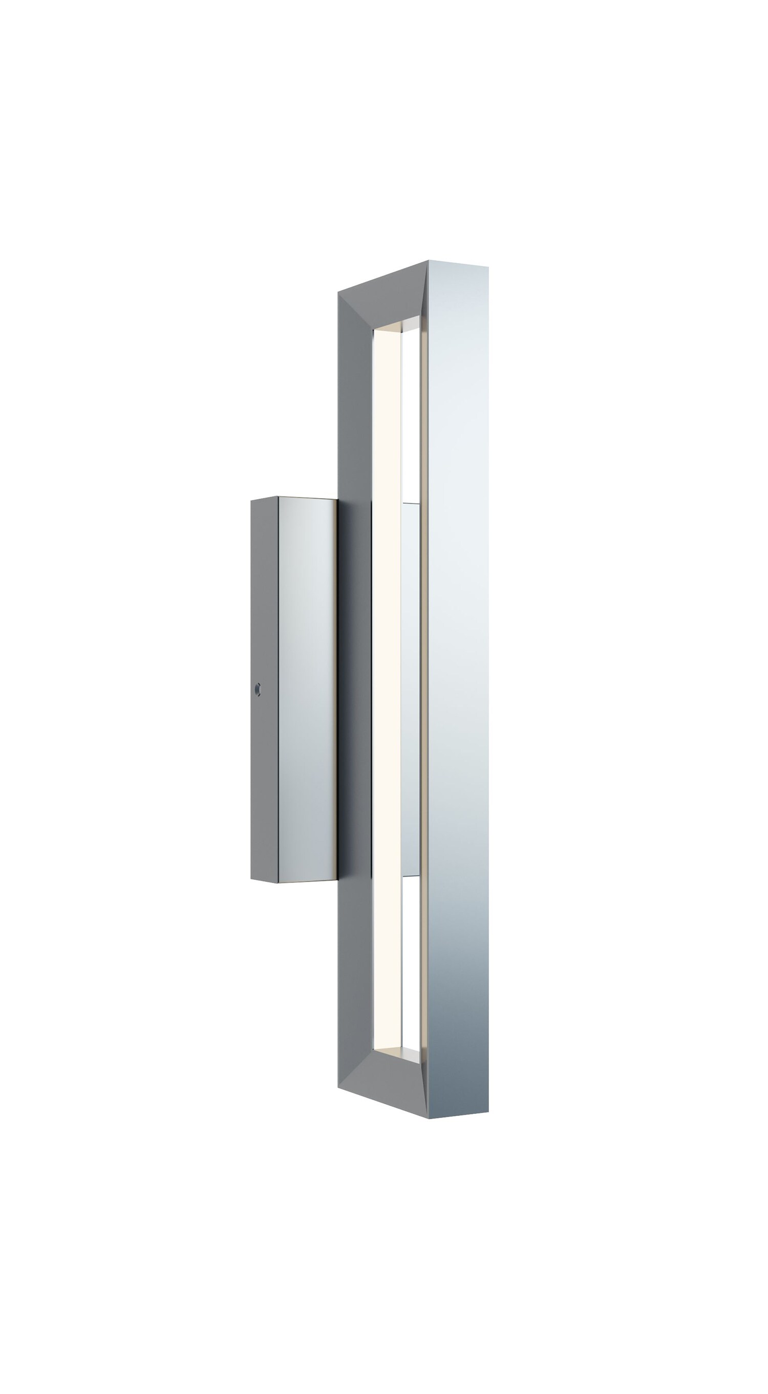 Liam 18" Painted Nickel LED Outdoor Wall Sconce