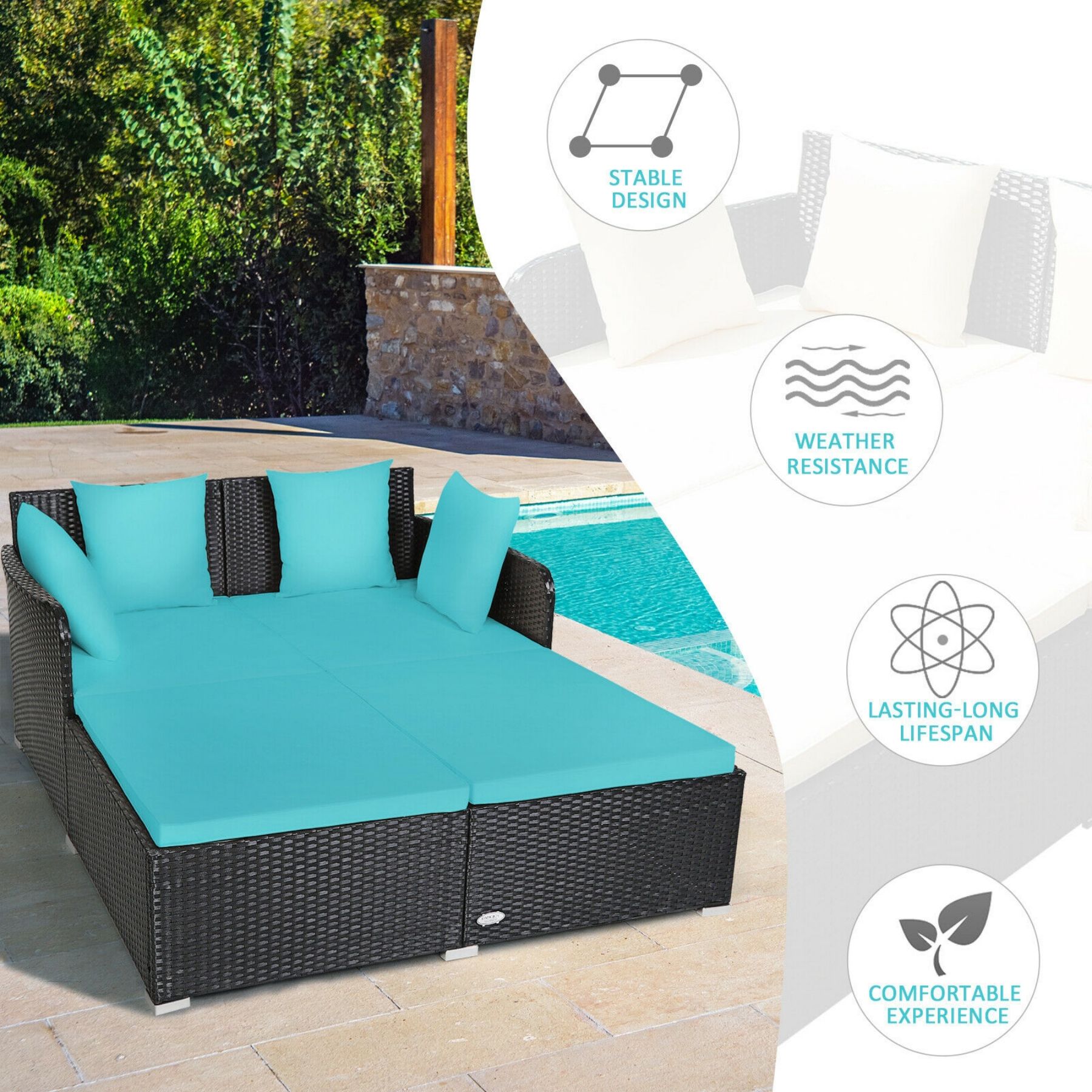 Poinic CWQ67329TU Patio-Sofas-Daybeds - View #6
