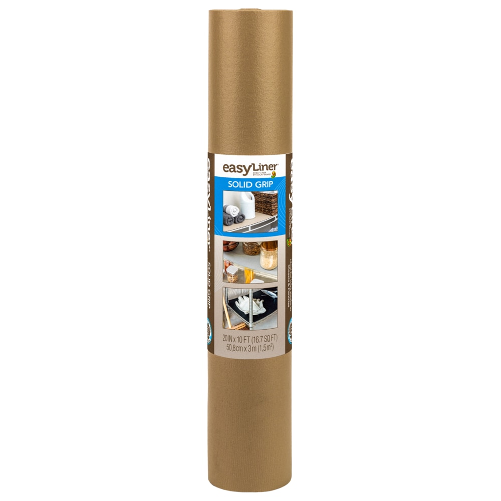 Duck 288561 Solid Grip EasyLiner 20-in x 10-ft Taupe Shelf liner