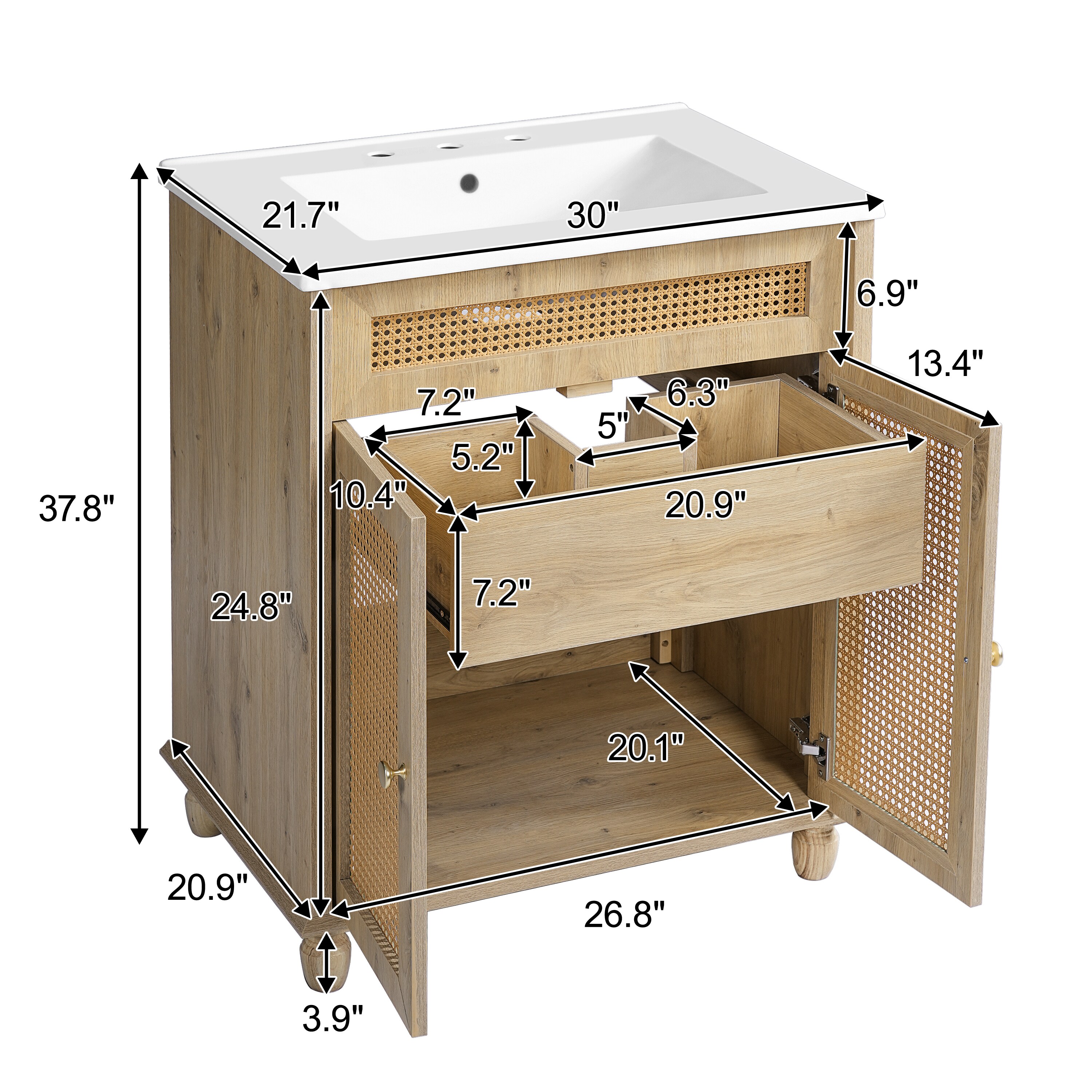 LOVMOR SF-L-N765P33418384B Bath-Vanity-Combo - View #10