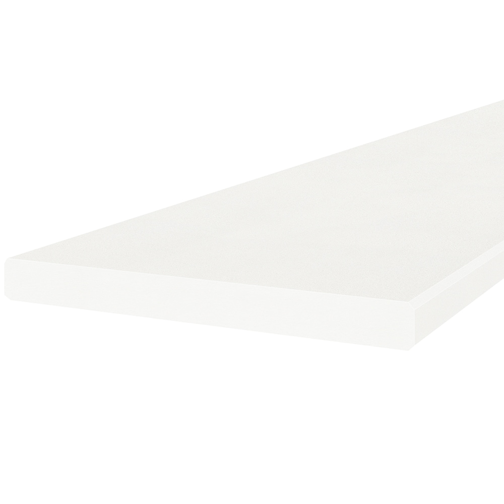 Satori White Cotton Polished Sill 6-in x 36-in Composite Sill Tile (1. ...