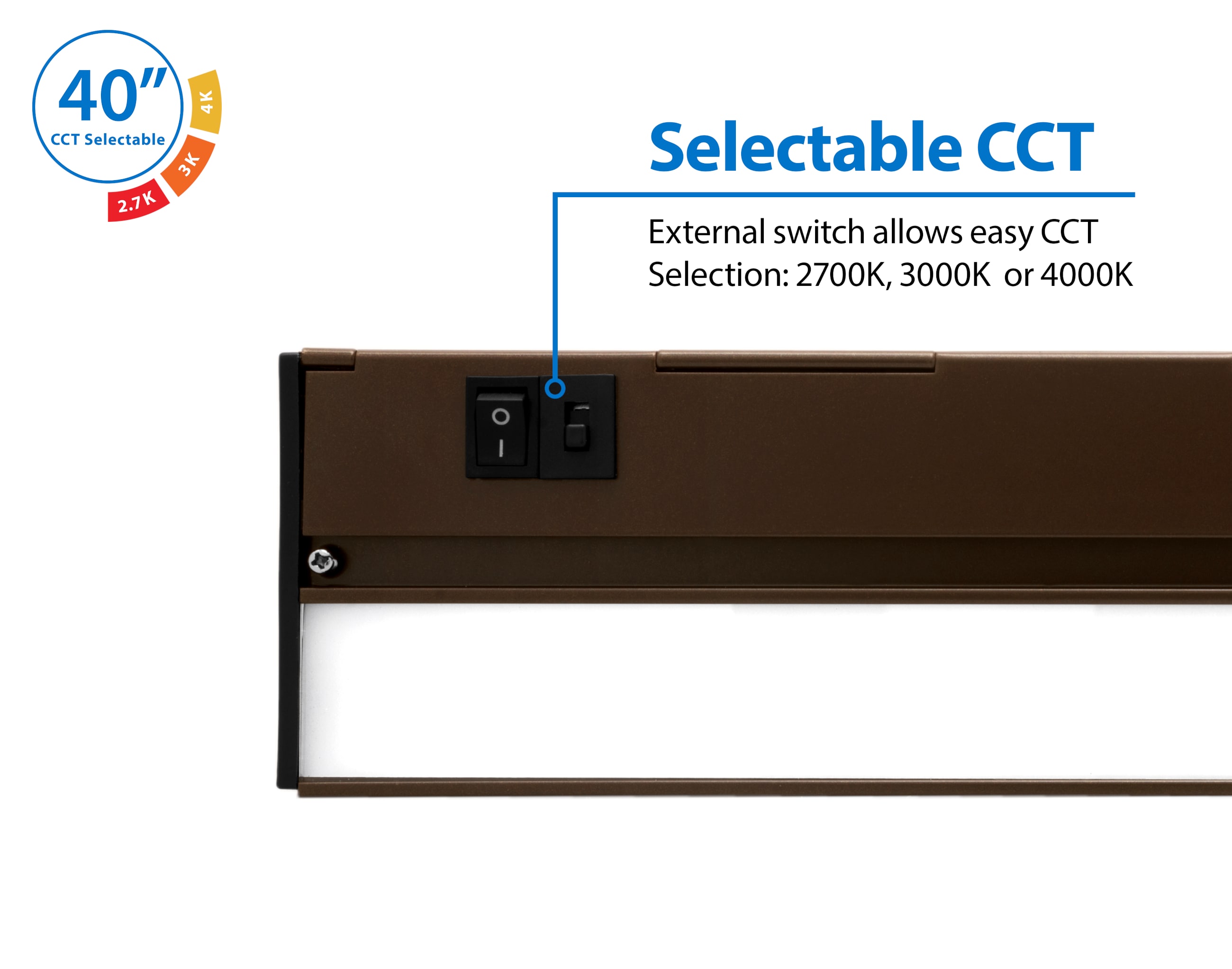 Nicor Lighting NUC540SOB Led-Cabinet-Lighting - View #2