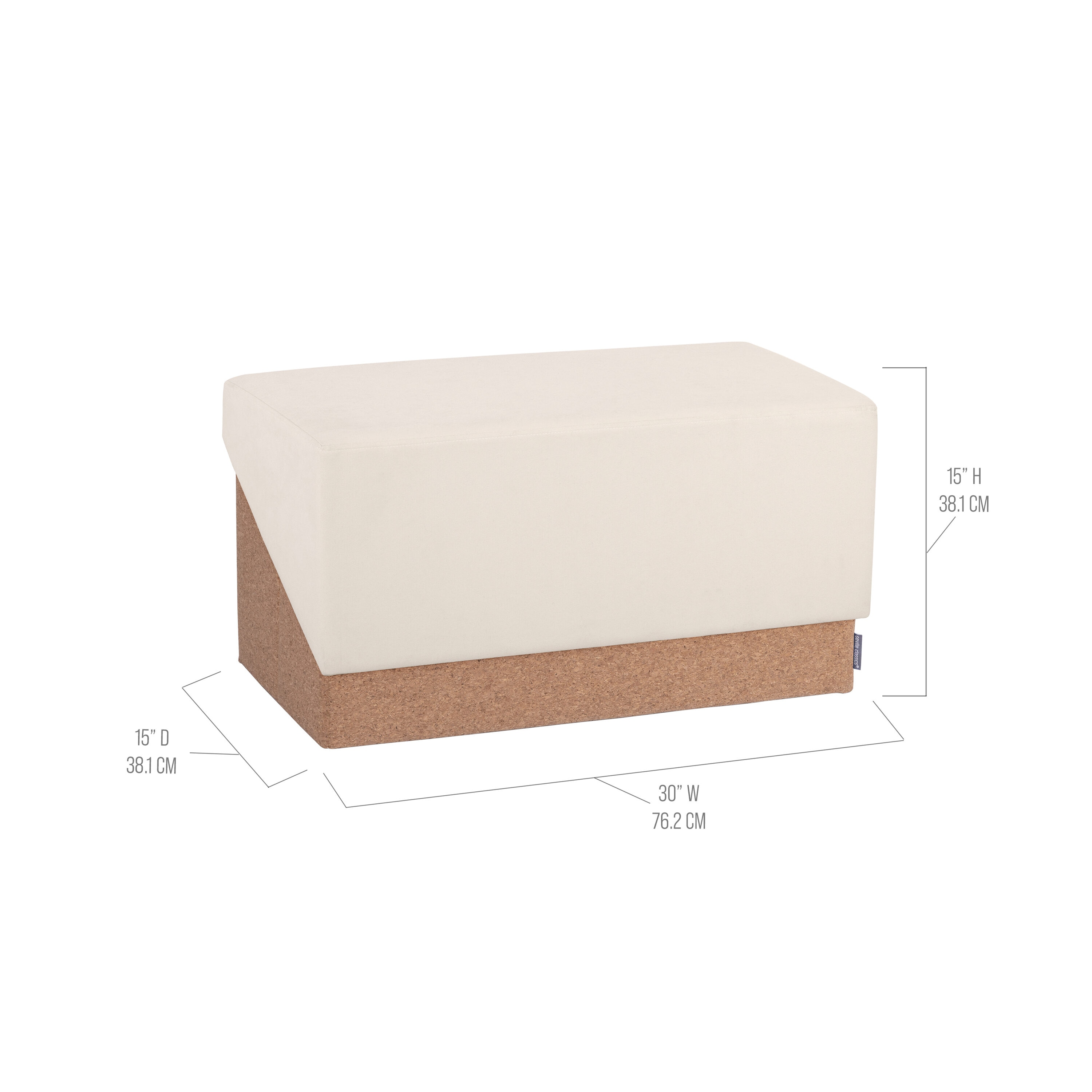 Seville Classics STR30258 Indoor-Ottomans - View #4