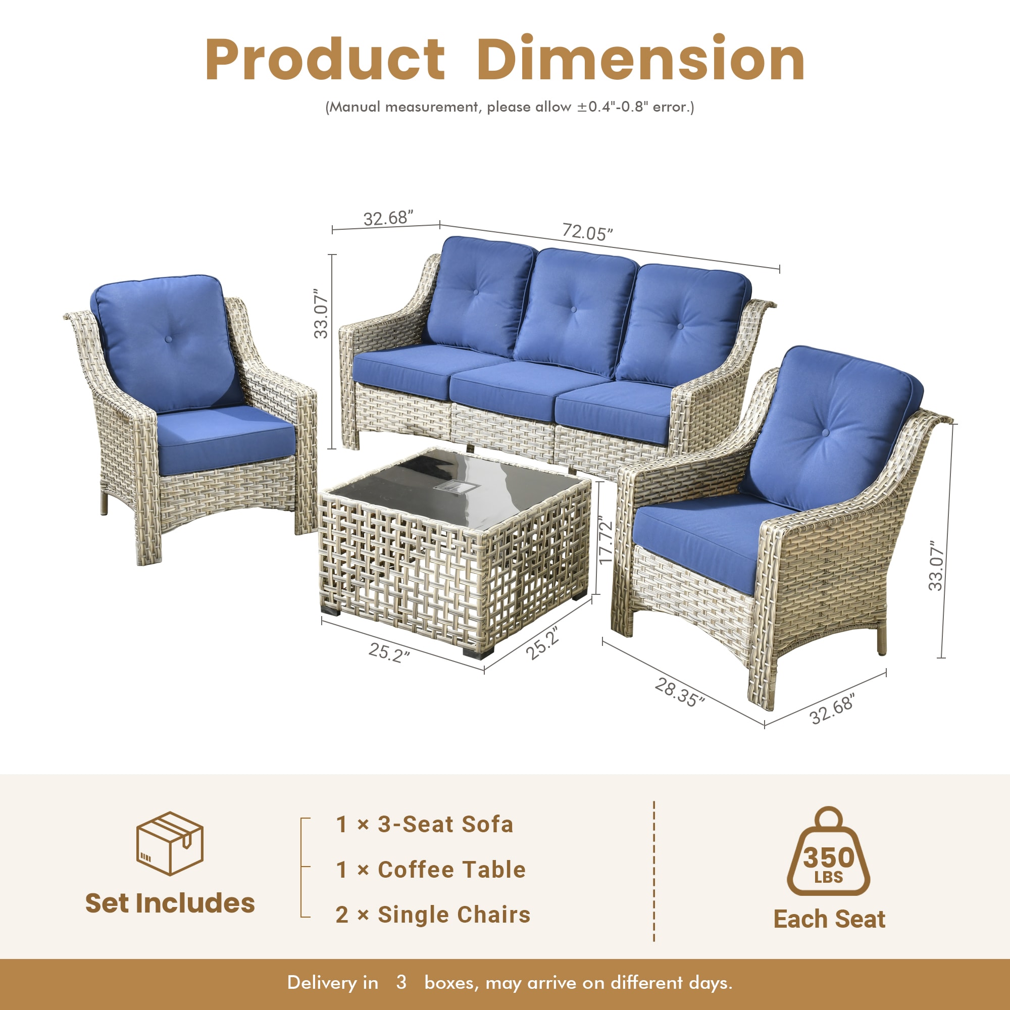 Caodoc L5-PAD704-T Patio-Sofas-Daybeds - View #5