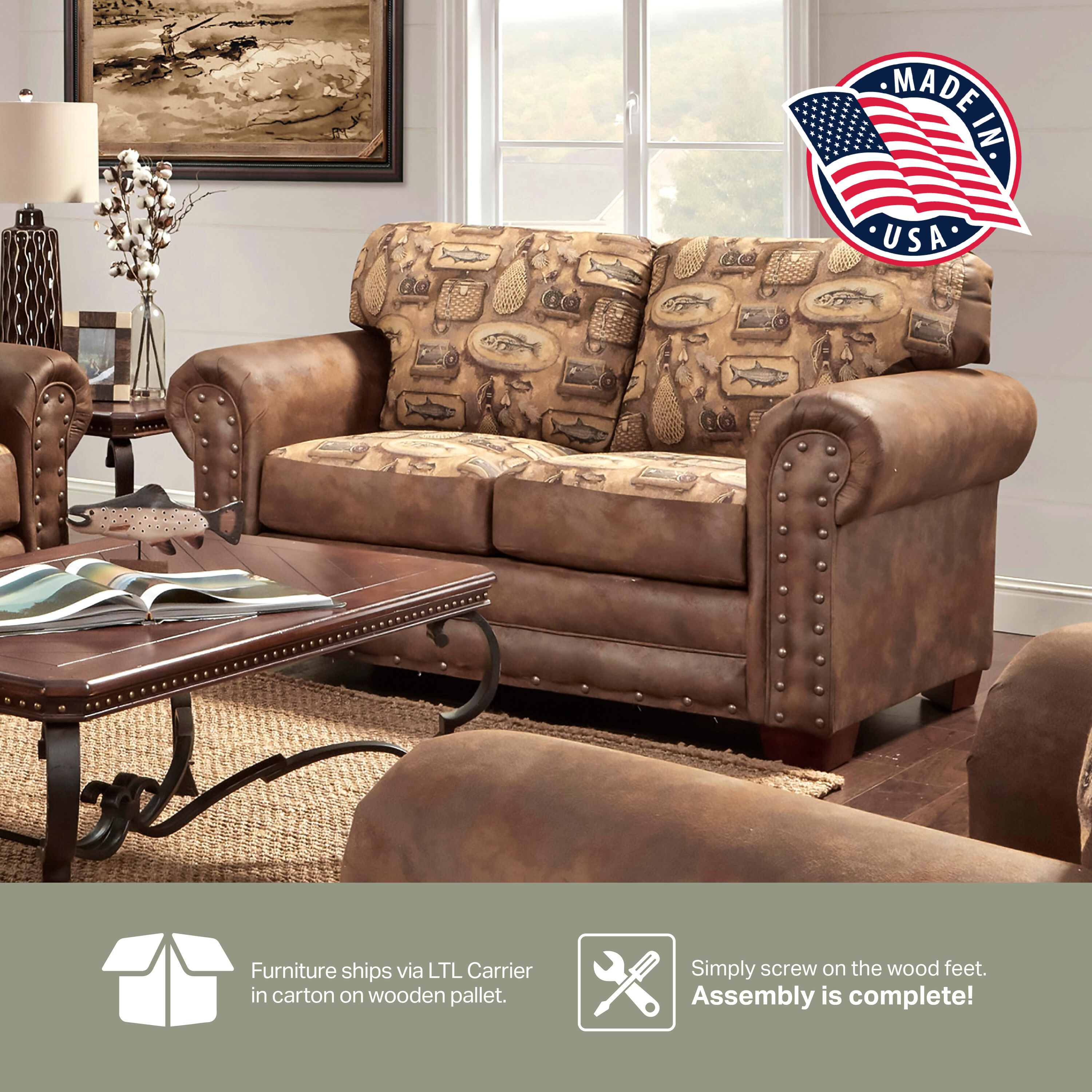 American Furniture Classics 8502-60 Sofas-Loveseats - View #11