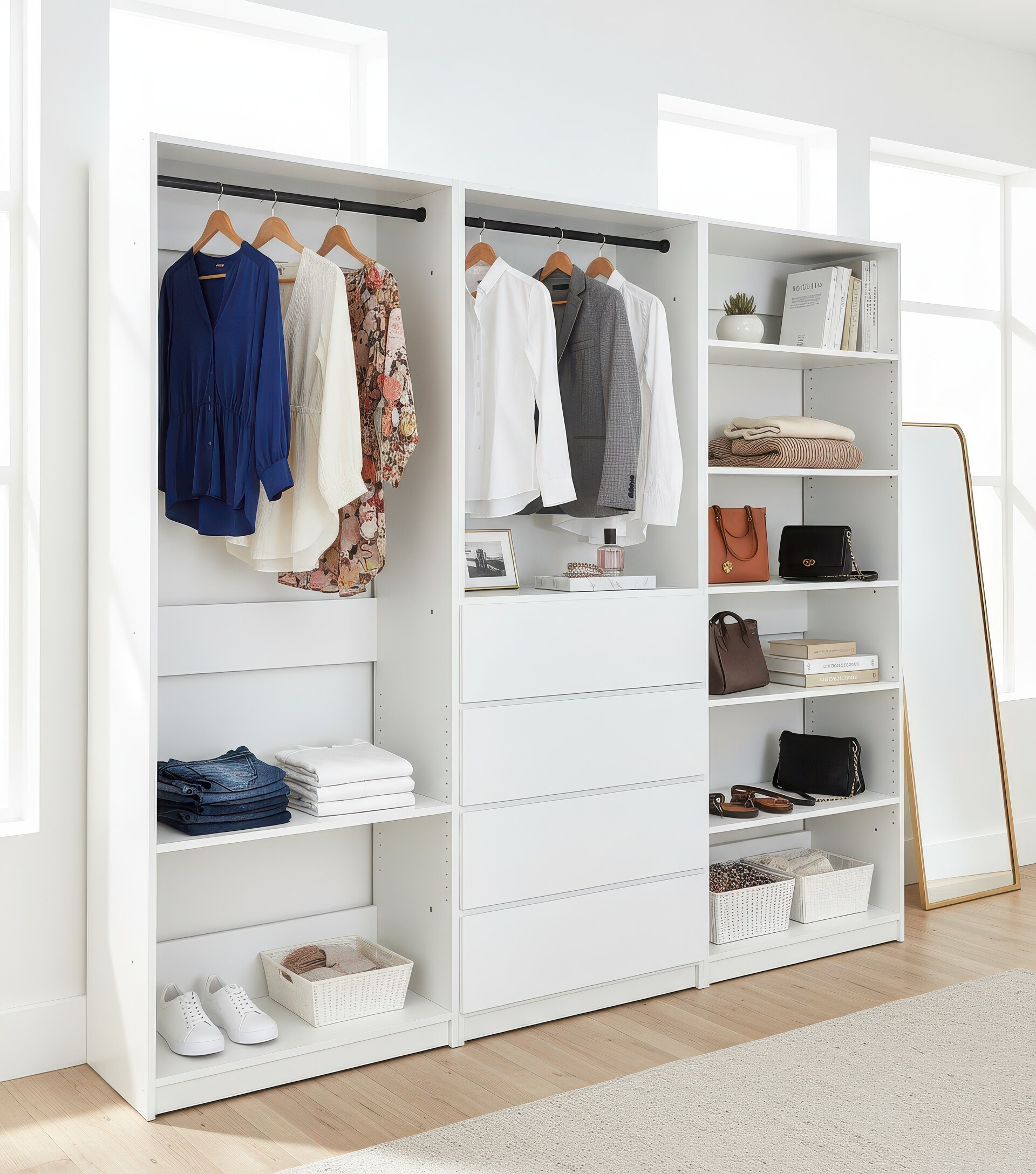 LOVMOR SF-J-B040S00142 Wood-Closet-Shelves - View #5