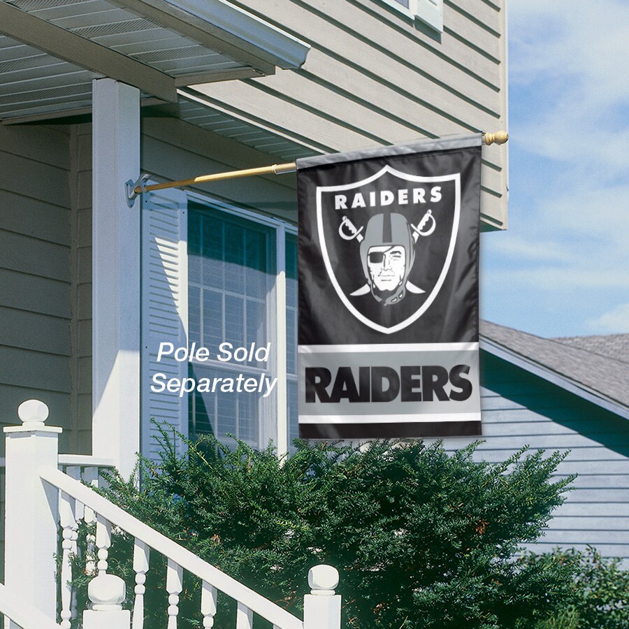 Wincraft NFL Oakland Raiders Garden Flag, 12 Inches by 18 Inches, 2 Sided,  Team Color