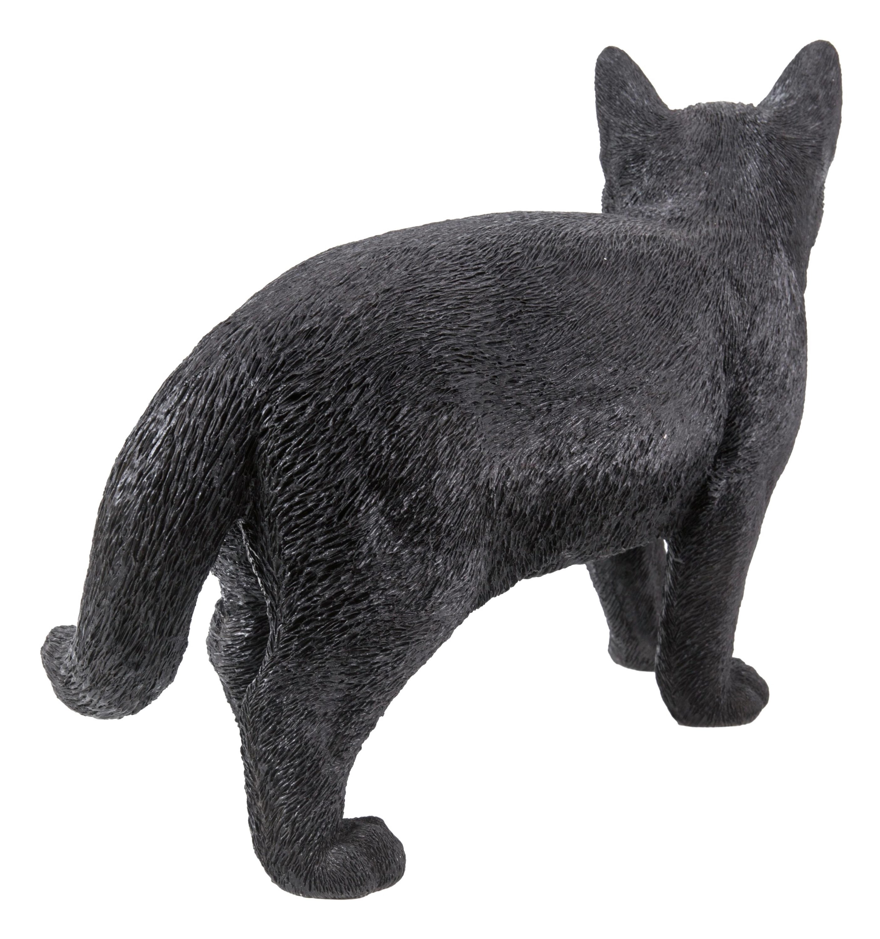 Hi-Line Gift 11.42-in H X 6.3-in W Black Animal Garden Statue In The ...