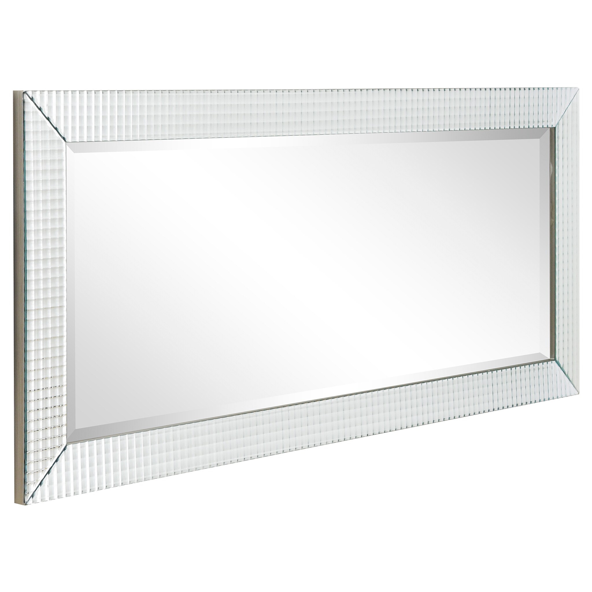 Empire Art Direct Bling Beveled Glass Rectangular Wall Mirror