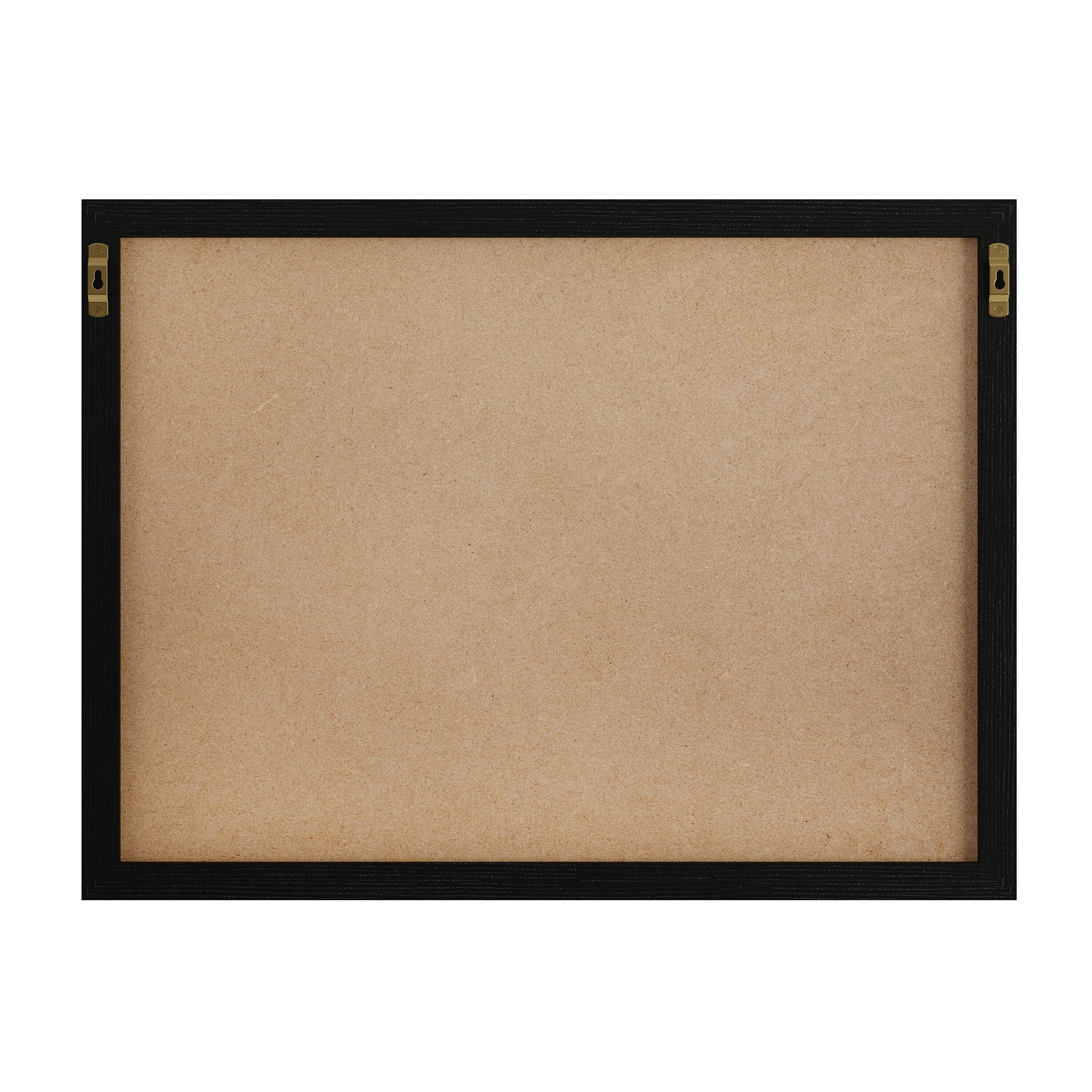 Black Woodgrain 24" x 18" Magnetic Dry Erase Calendar with Cork Board