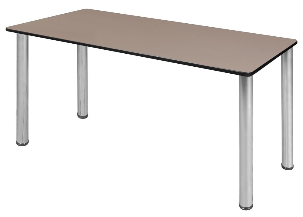 Regency MT482418BEBPCM Training Off-White 4-Person Training Table (48-in W x 29-in H)