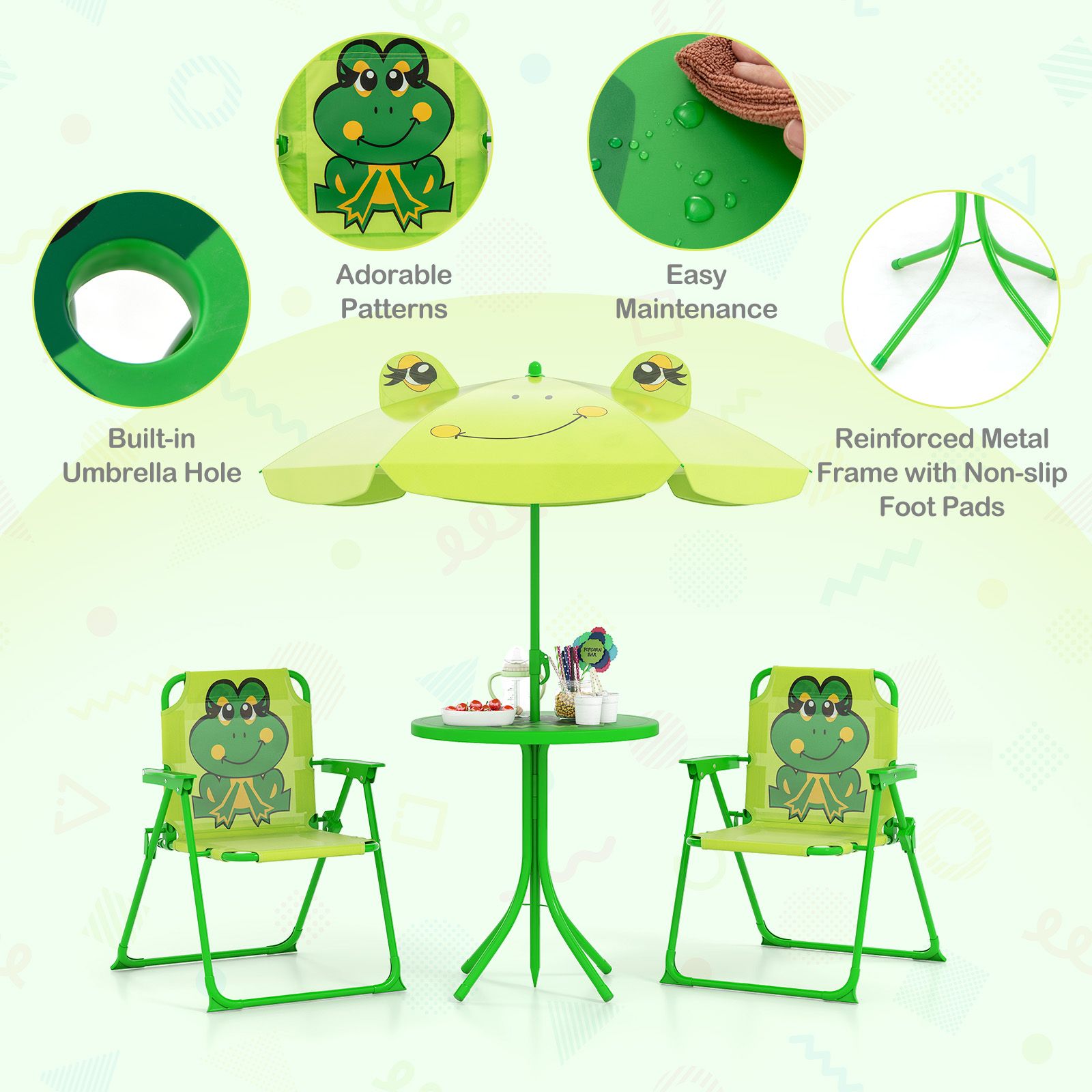 Slickblue D-CO-NG23121PN Picnic-Tables - Thumbnail View #4