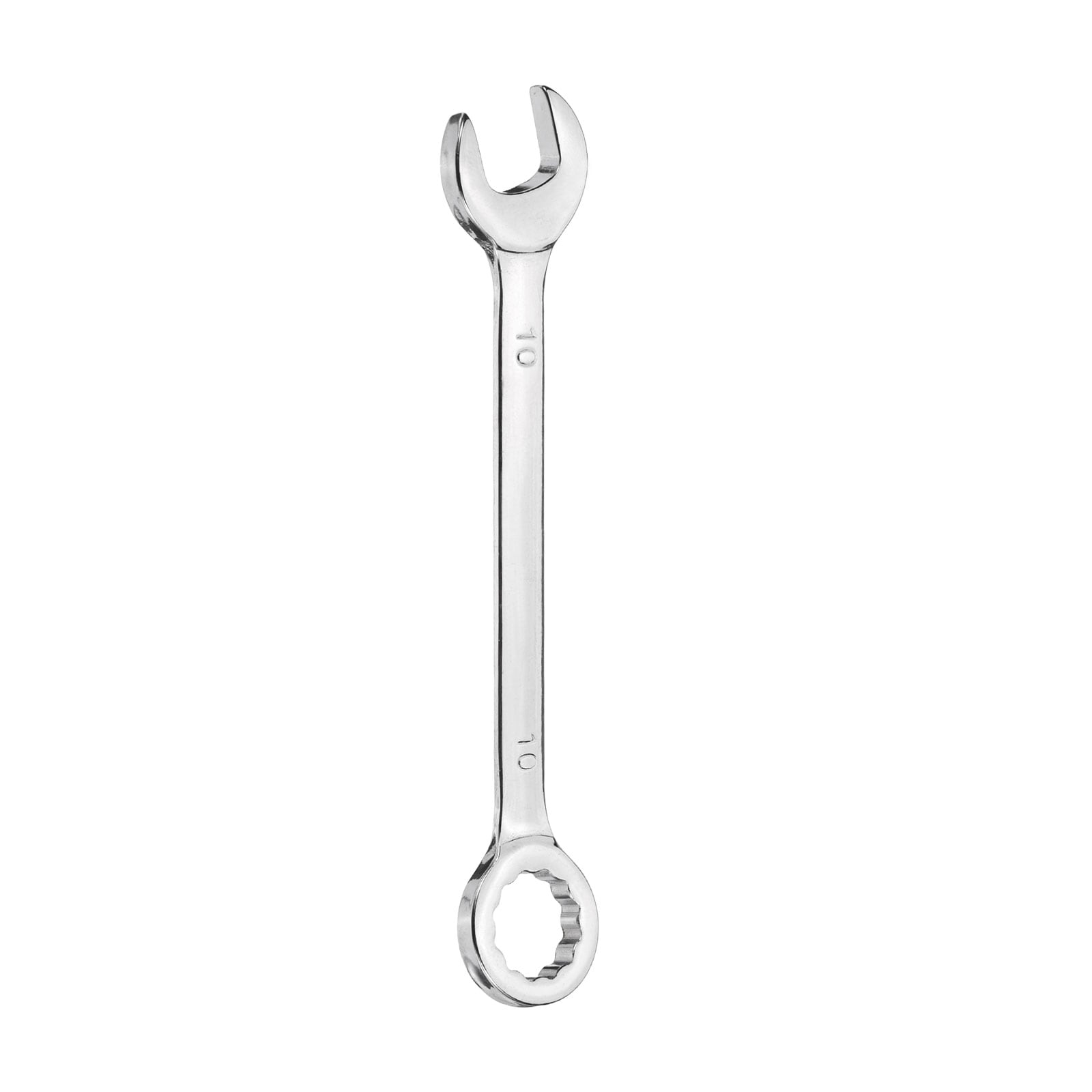Harfington Mini Combination Wrench 10mm Metric 12-Point Box End and 15 Degree Angled Offset Open End CR-V Steel Double Ended Spanner Tool for Household Automotive Machinery DIY Repair #S26050903UX0125