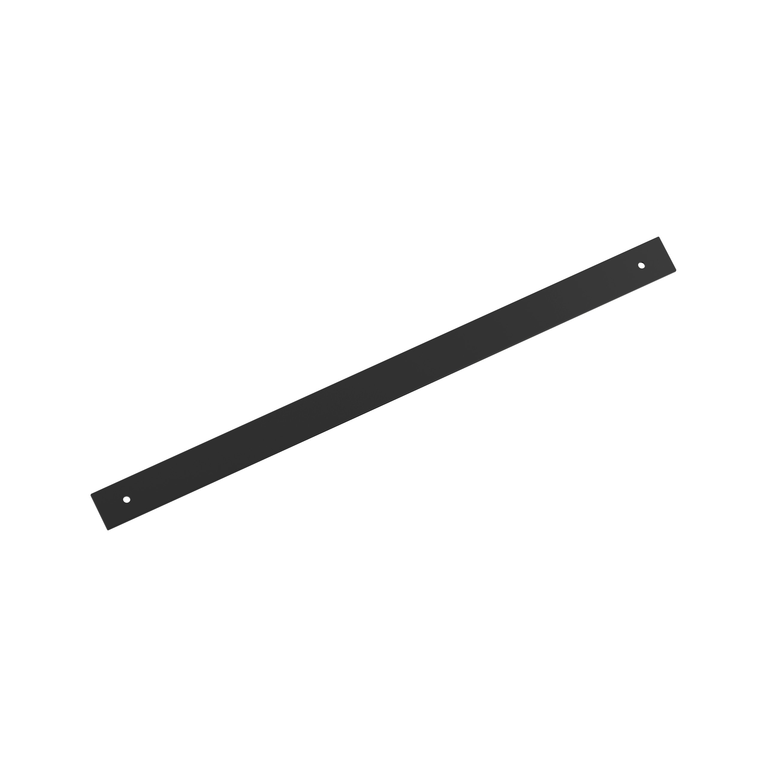 Amerock BP37770MB Matte Black Steel Backplate