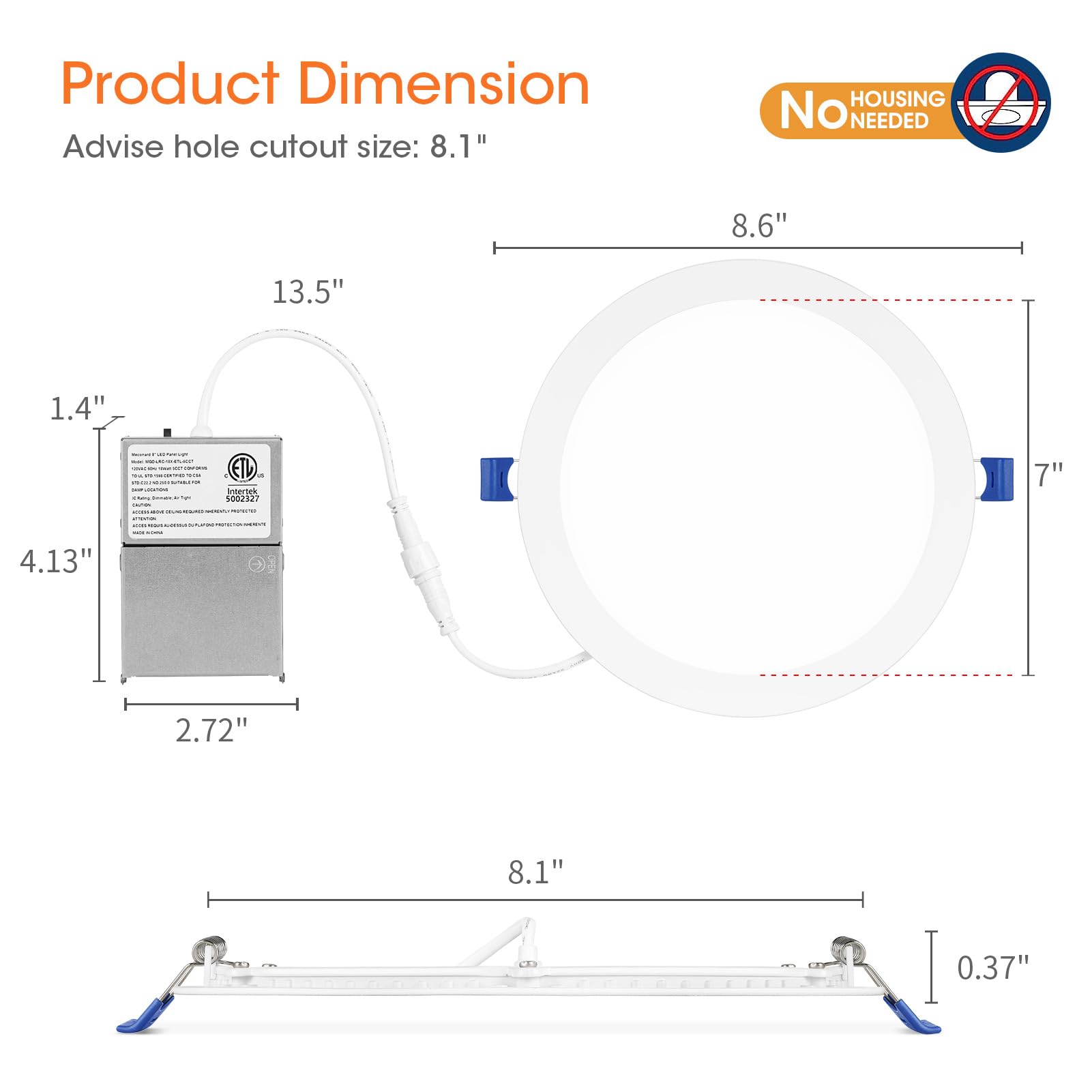 Anqtovp LAN0810N059 Led-Retrofit-Downlight - View #3