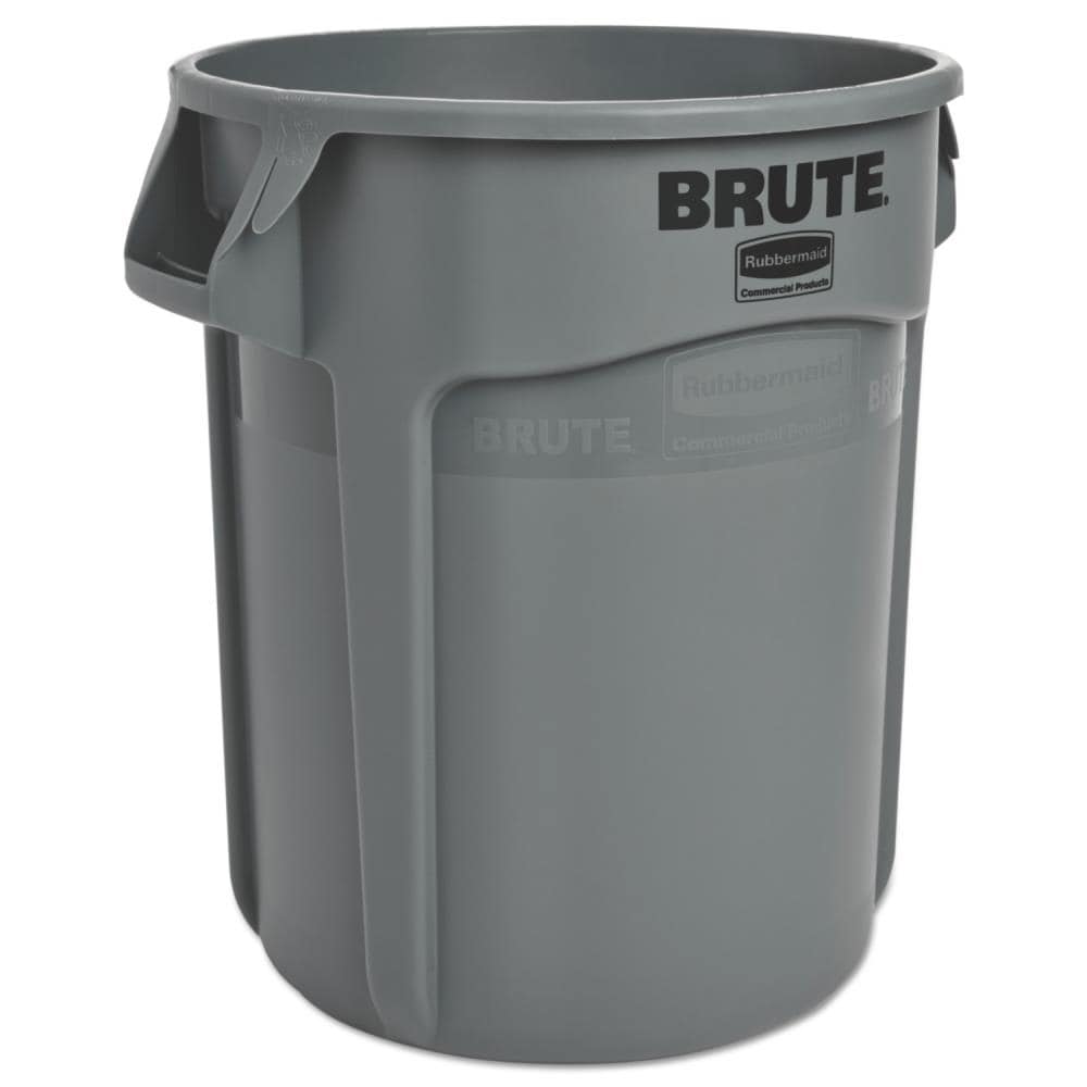 Rubbermaid Commercial Brute Round 20-Gallon Container, Gray