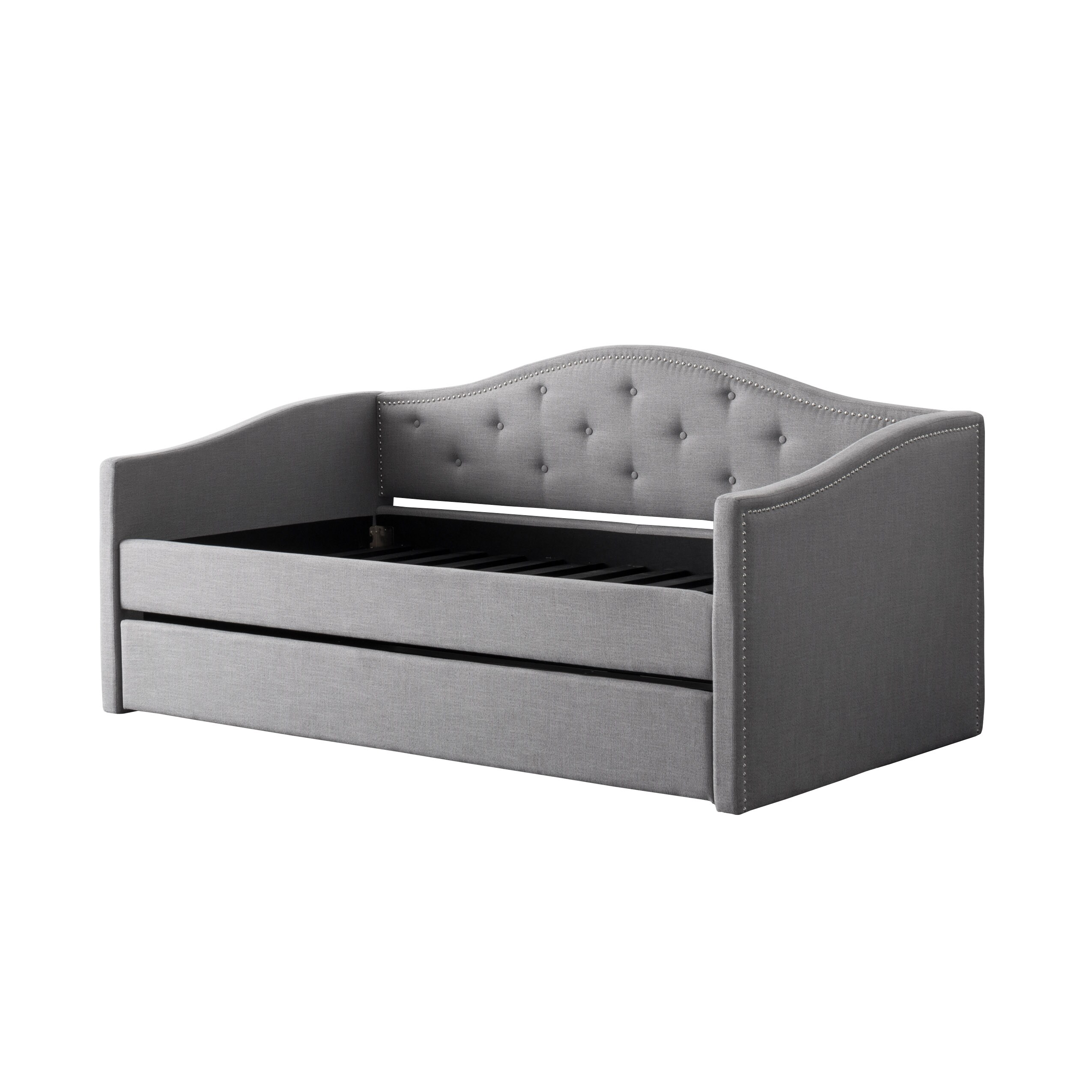 CorLiving BBT-160-S Fairfield Light Grey Twin Wood Daybed Bed