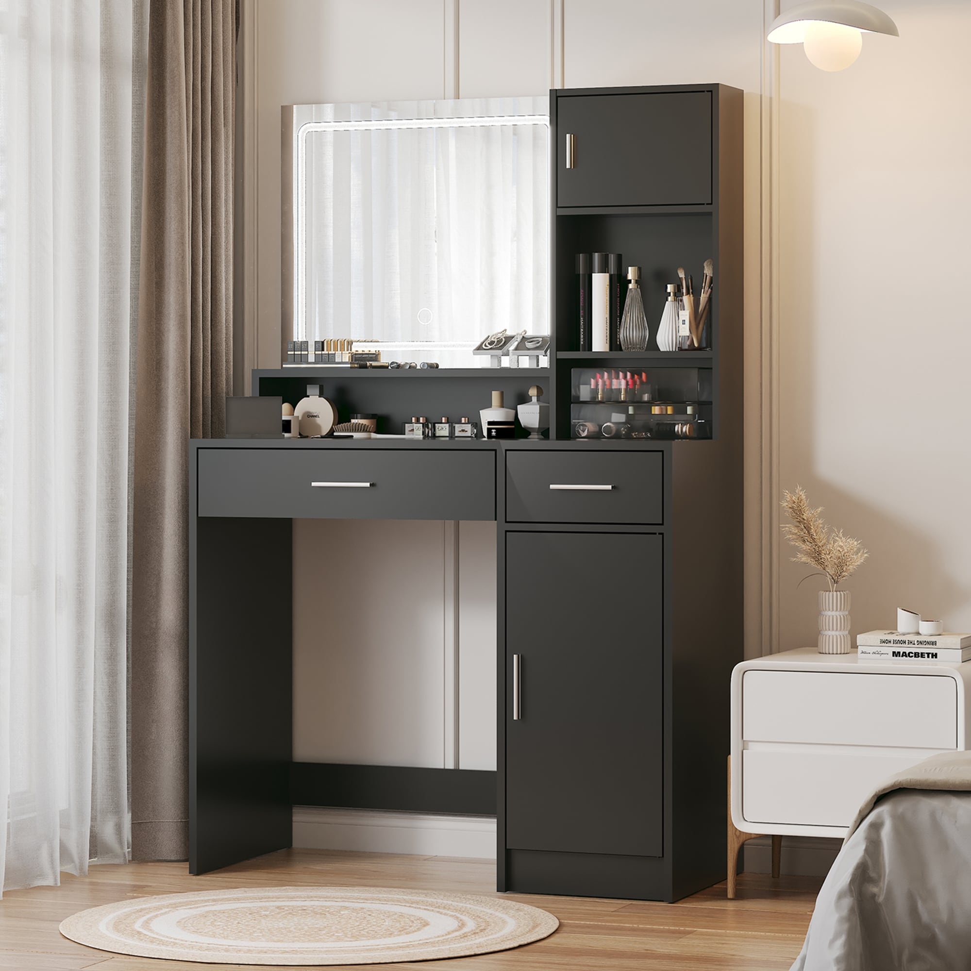 SINOFURN SYD250005WT Bedroom-Vanities - View #5