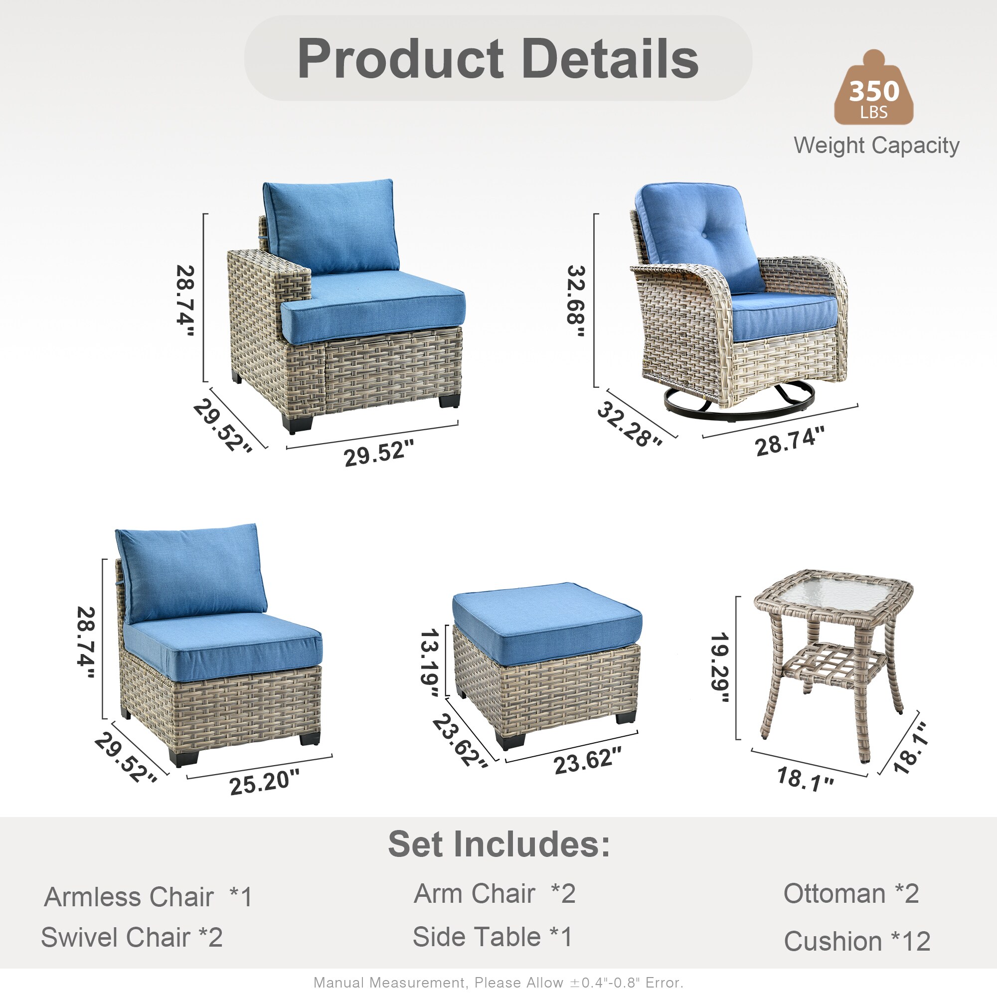Caodoc L5-VYZTBS508-1 Patio-Sofas-Daybeds - View #7