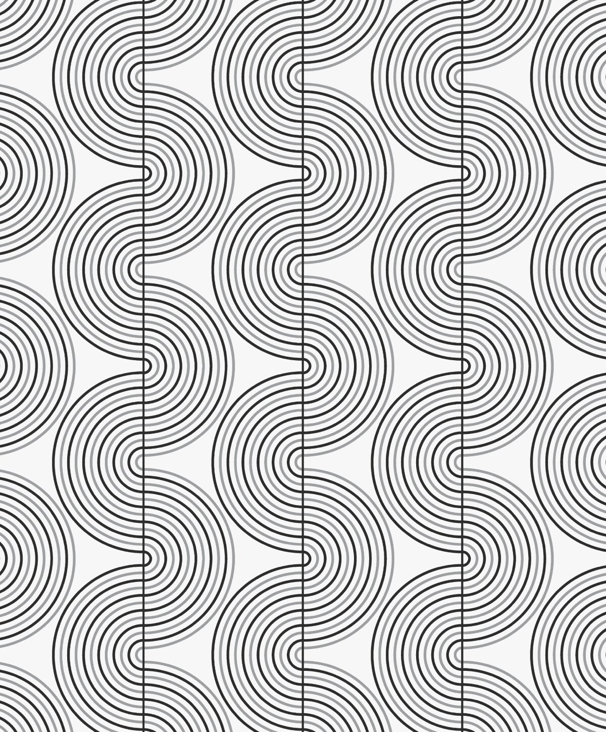 NextWall NW44200 31.35-Sq. Feet Onyx and Metallic Silver Vinyl Geometric Self-adhesive Peel and Stick Wallpaper